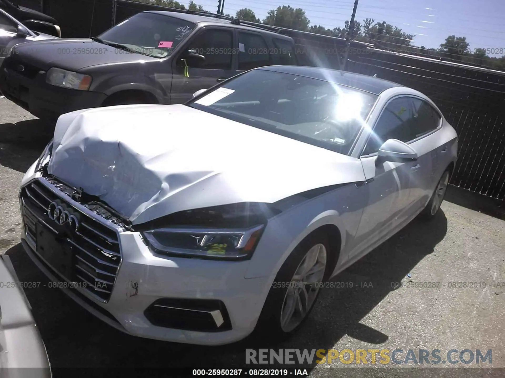 2 Photograph of a damaged car WAUANCF52KA051360 AUDI A5 2019