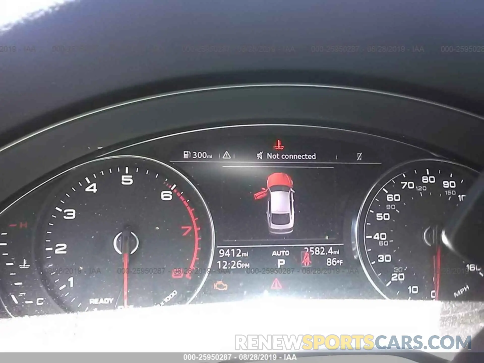 7 Photograph of a damaged car WAUANCF52KA051360 AUDI A5 2019