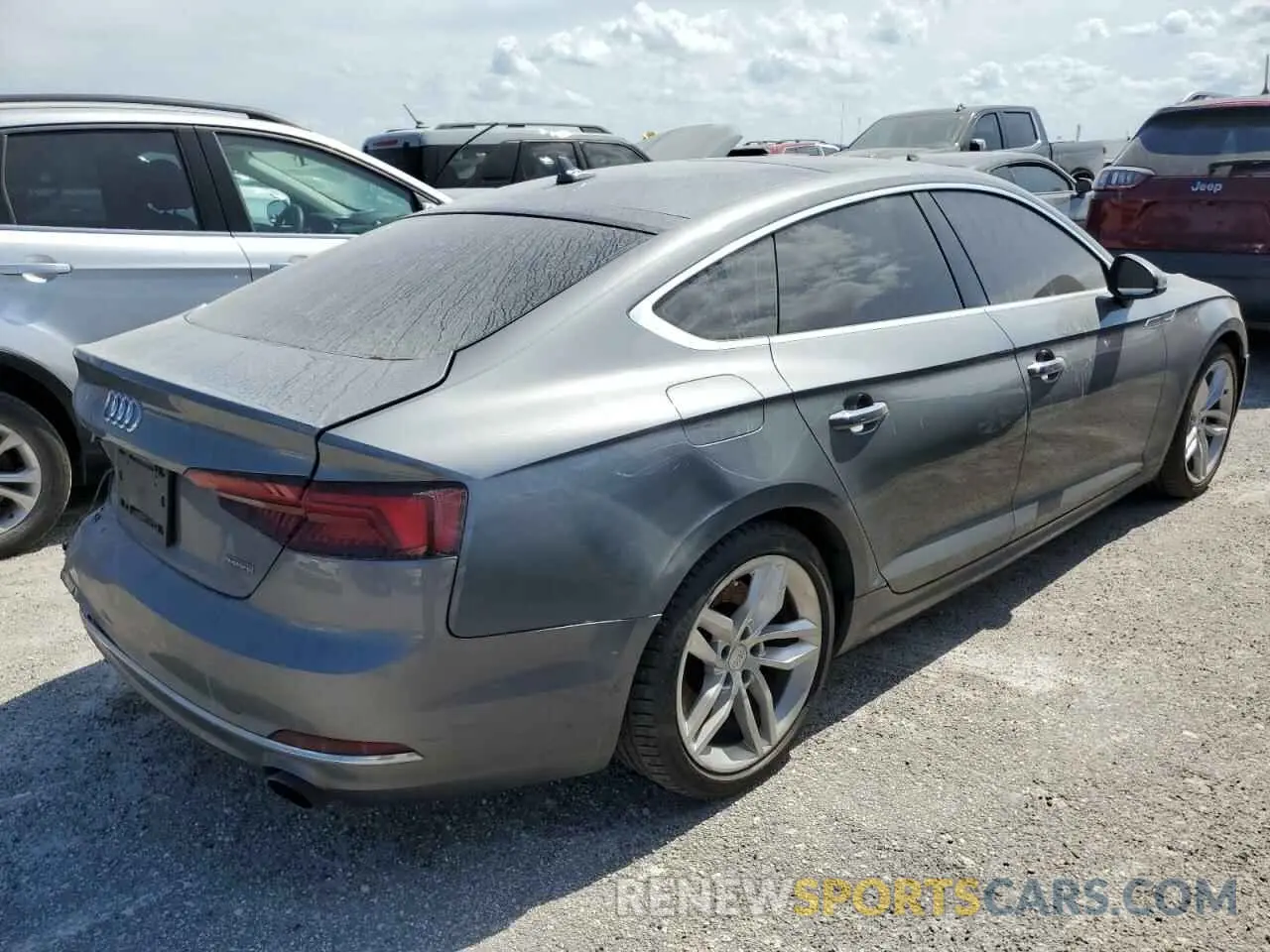 3 Photograph of a damaged car WAUANCF53KA062822 AUDI A5 2019