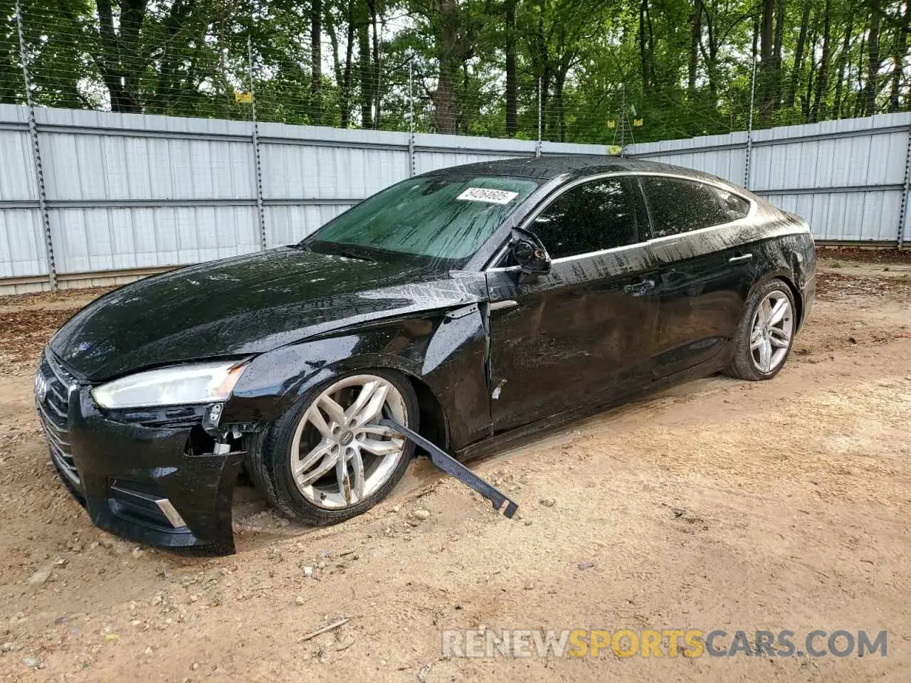 1 Photograph of a damaged car WAUANCF53KA063243 AUDI A5 2019