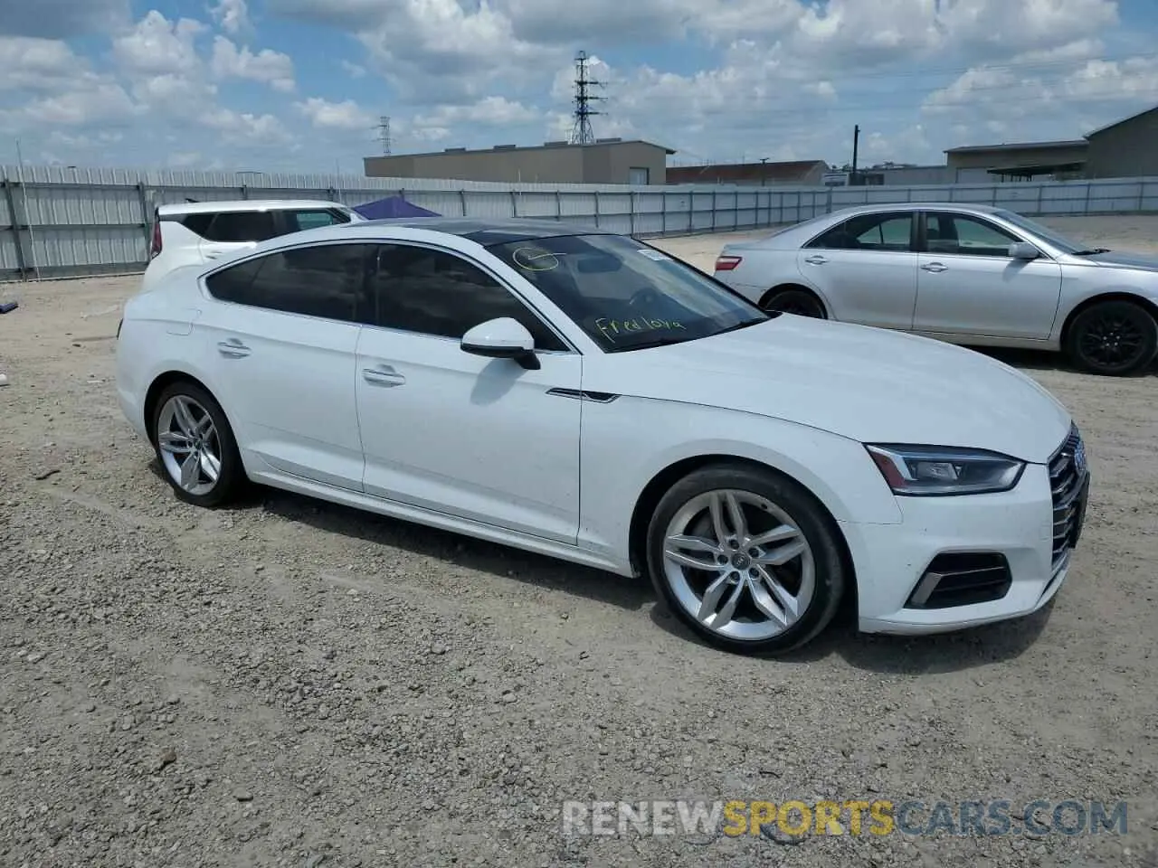 4 Photograph of a damaged car WAUANCF54KA059489 AUDI A5 2019