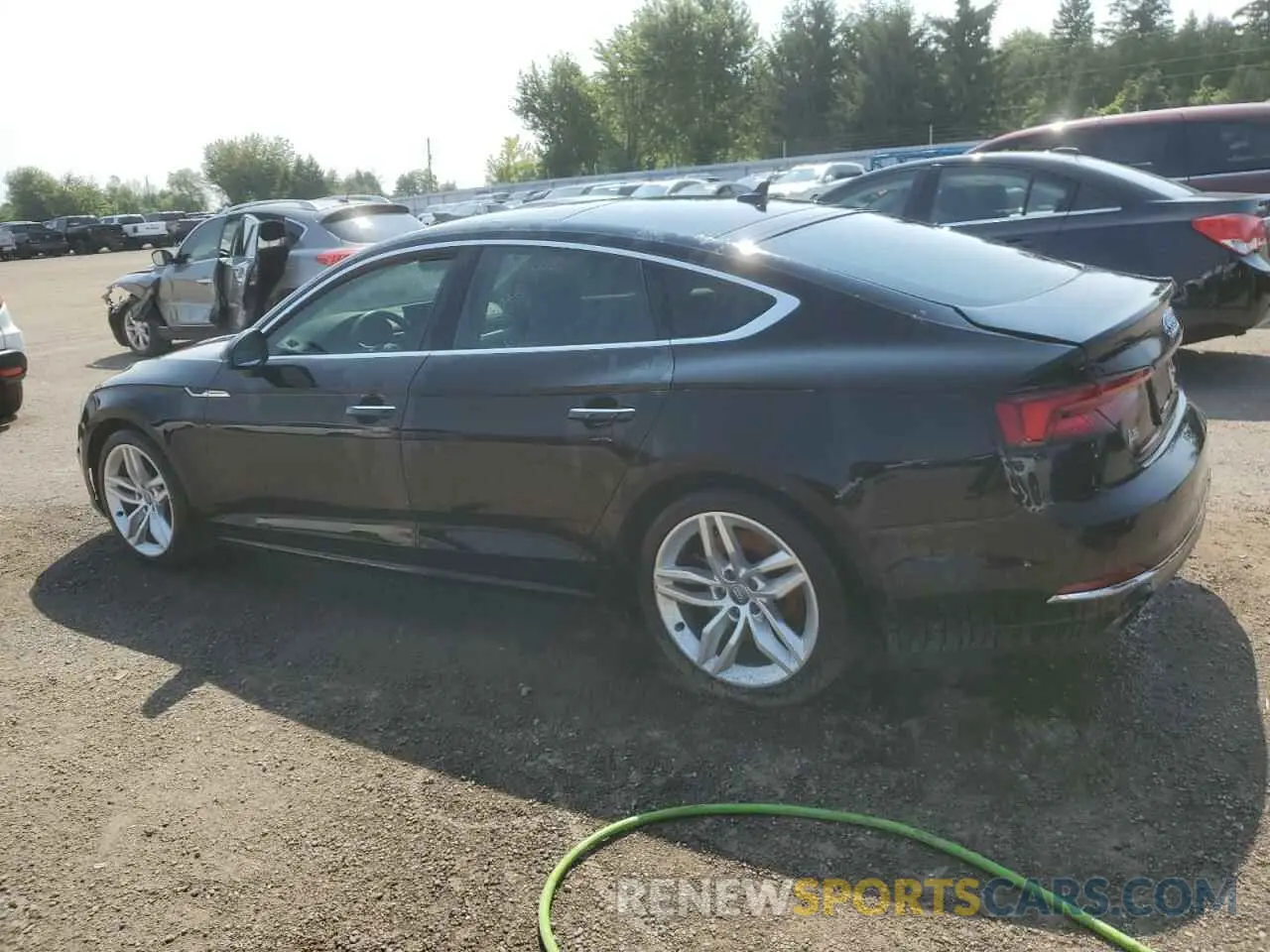 2 Photograph of a damaged car WAUANCF54KA078608 AUDI A5 2019