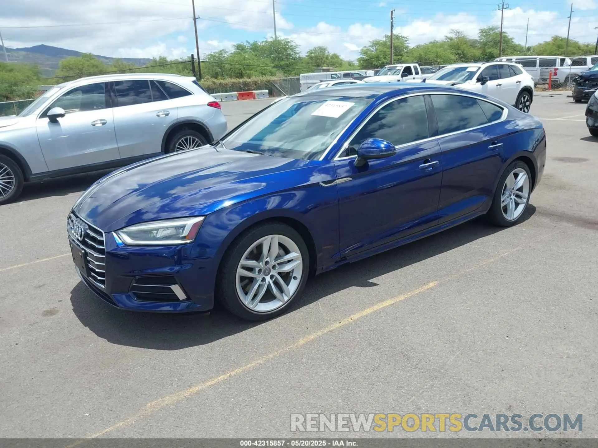 2 Photograph of a damaged car WAUANCF54KA080147 AUDI A5 2019