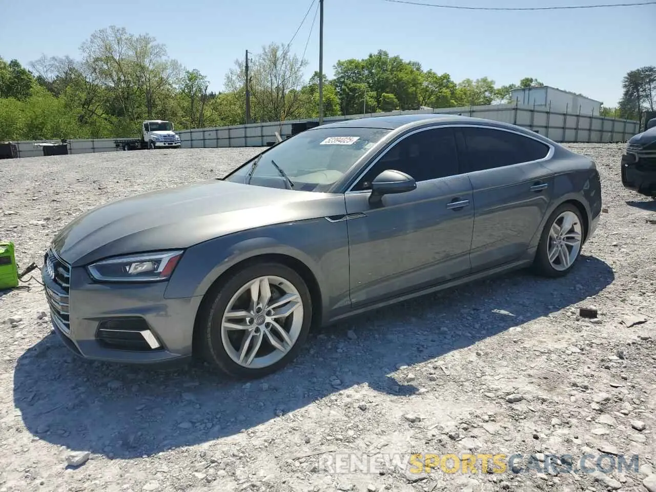 1 Photograph of a damaged car WAUANCF55KA051157 AUDI A5 2019