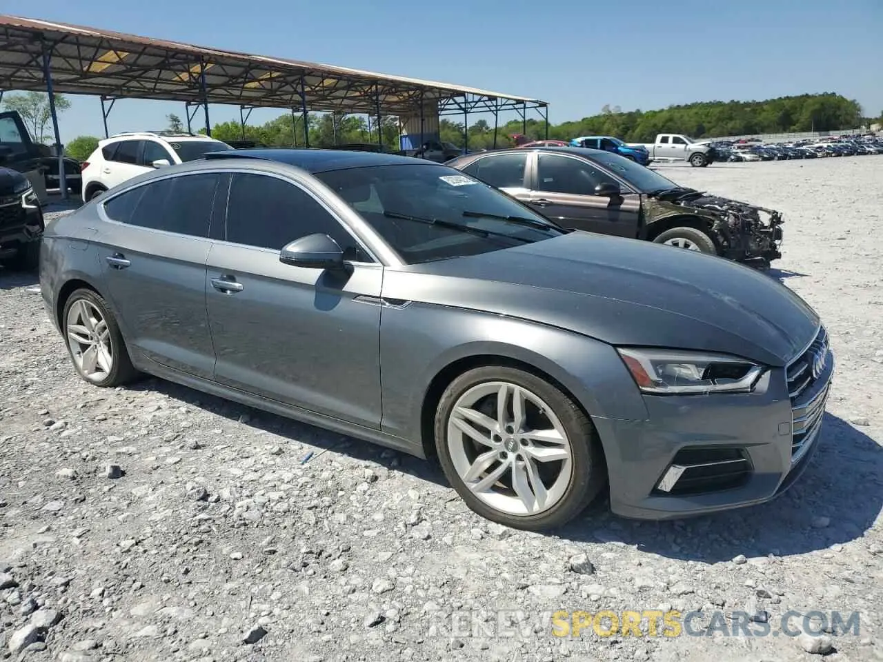 4 Photograph of a damaged car WAUANCF55KA051157 AUDI A5 2019