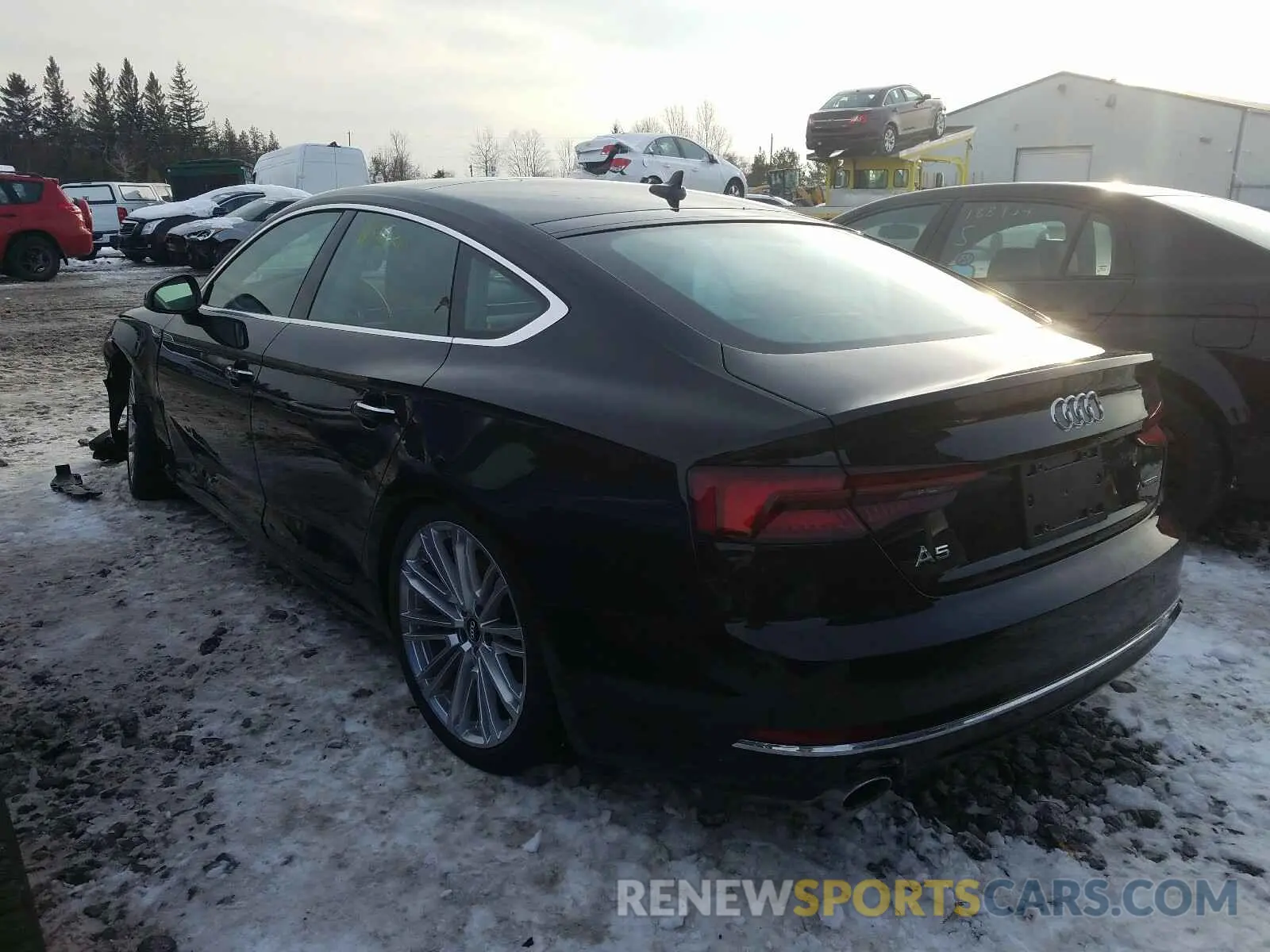 3 Photograph of a damaged car WAUANCF55KA090458 AUDI A5 2019