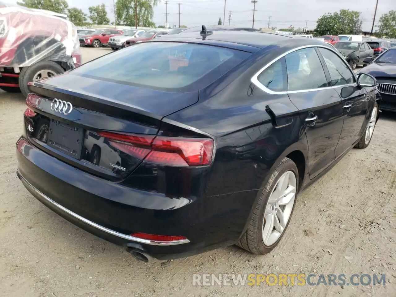 4 Photograph of a damaged car WAUANCF56KA055766 AUDI A5 2019