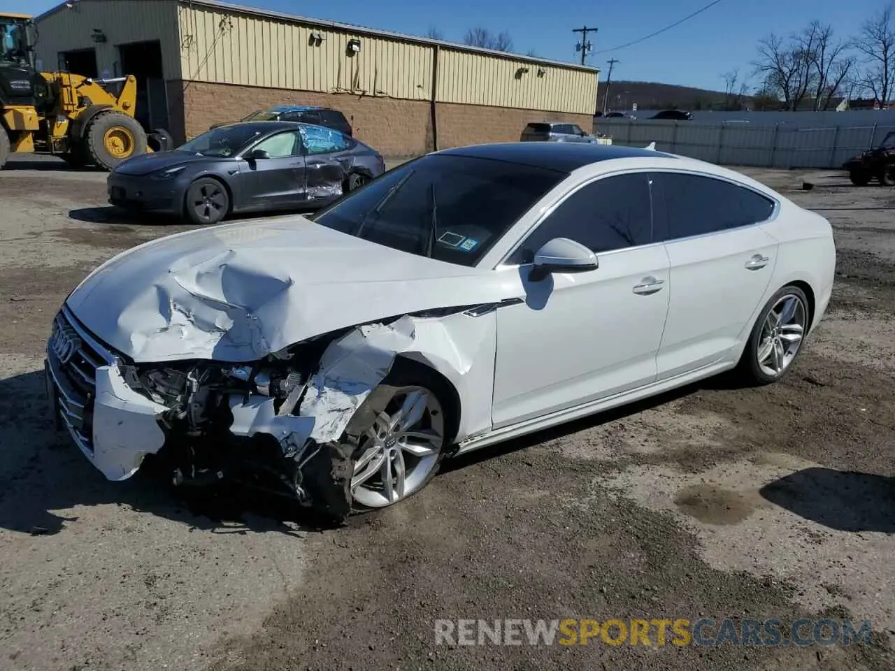 1 Photograph of a damaged car WAUANCF57KA044405 AUDI A5 2019