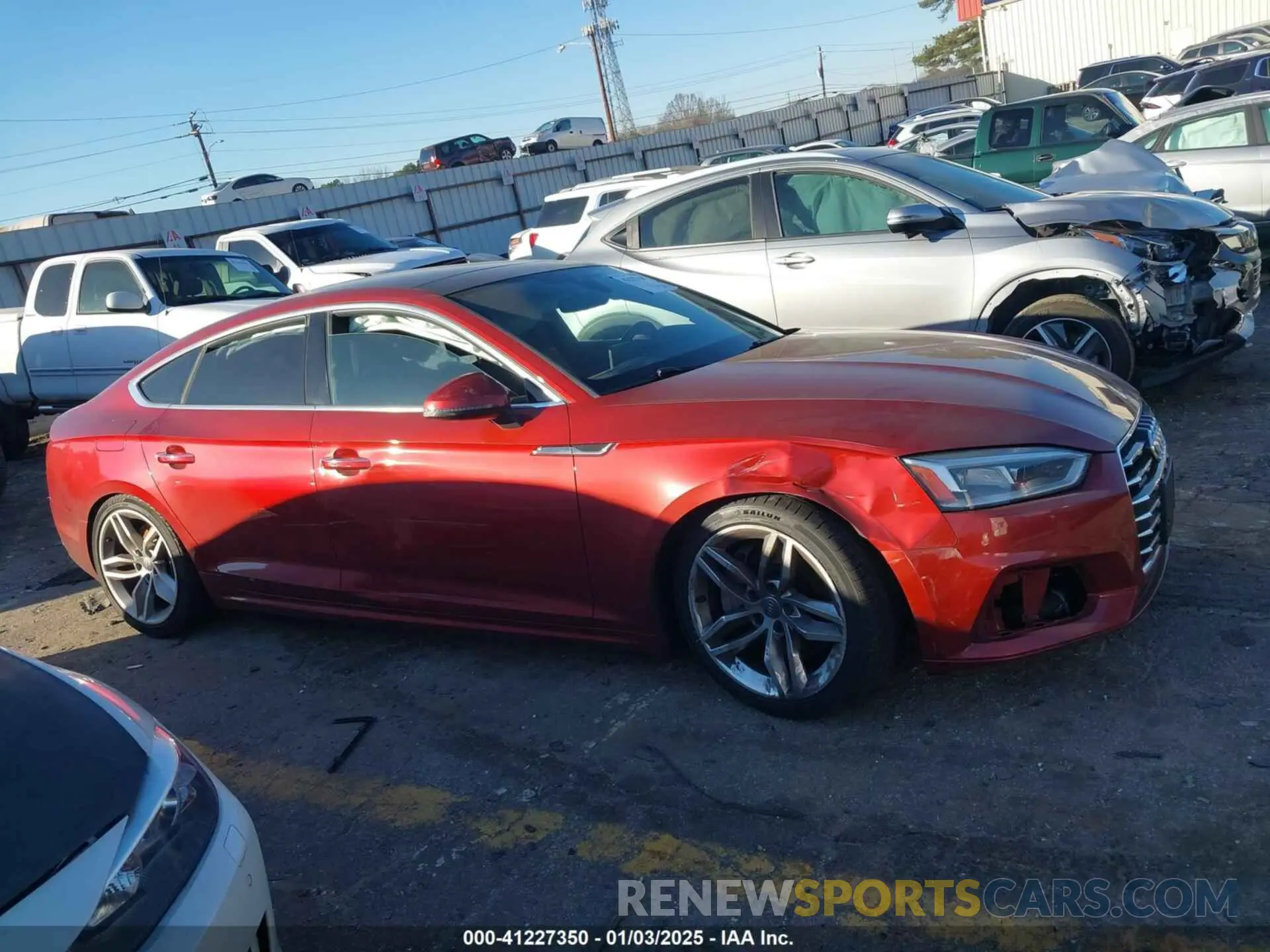 12 Photograph of a damaged car WAUANCF57KA054688 AUDI A5 2019