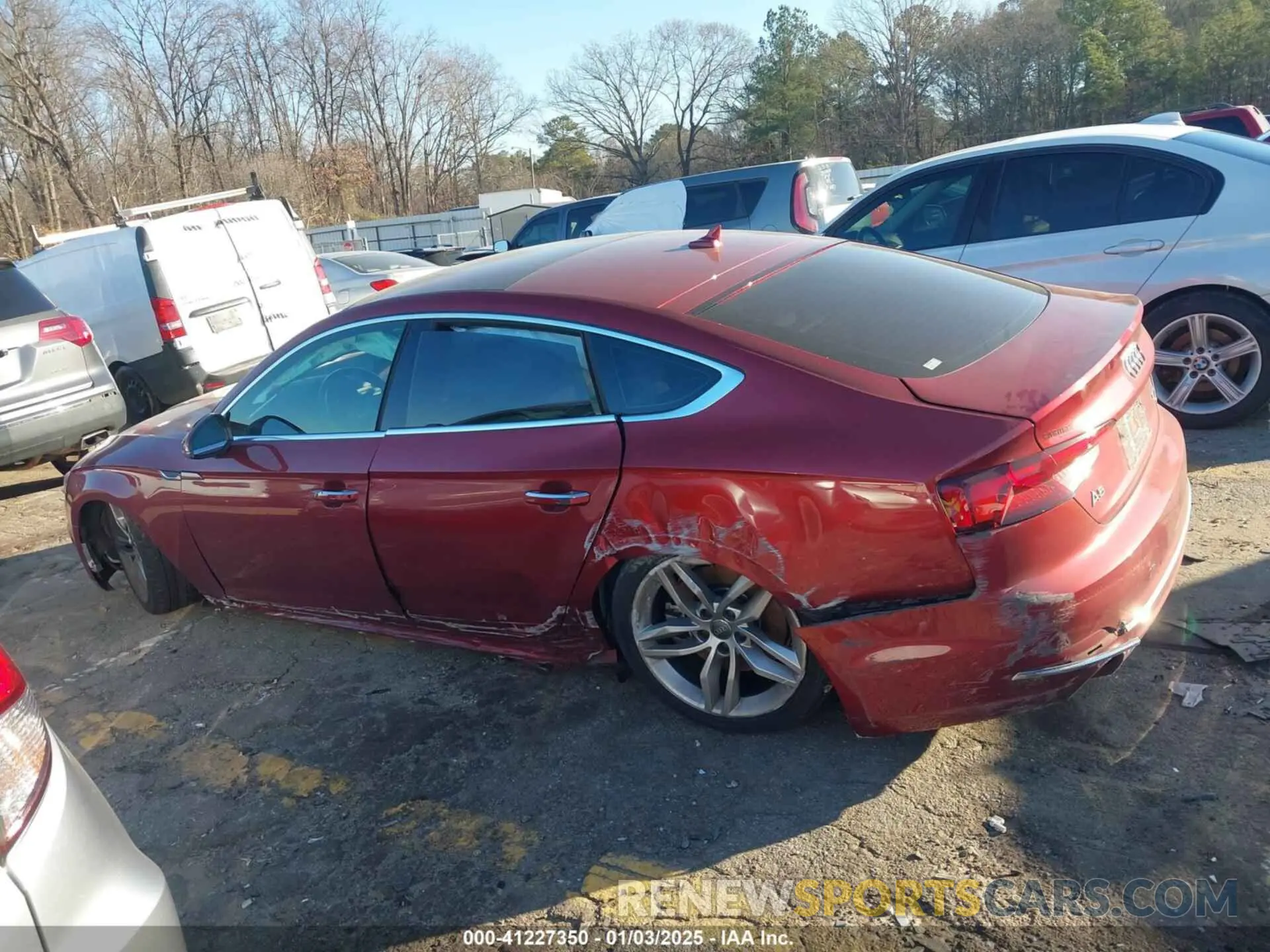 13 Photograph of a damaged car WAUANCF57KA054688 AUDI A5 2019