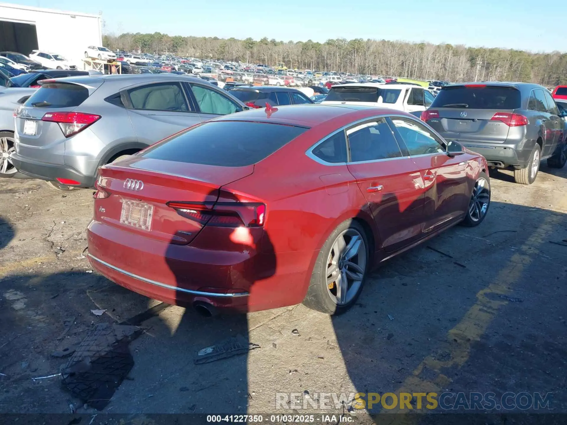 4 Photograph of a damaged car WAUANCF57KA054688 AUDI A5 2019