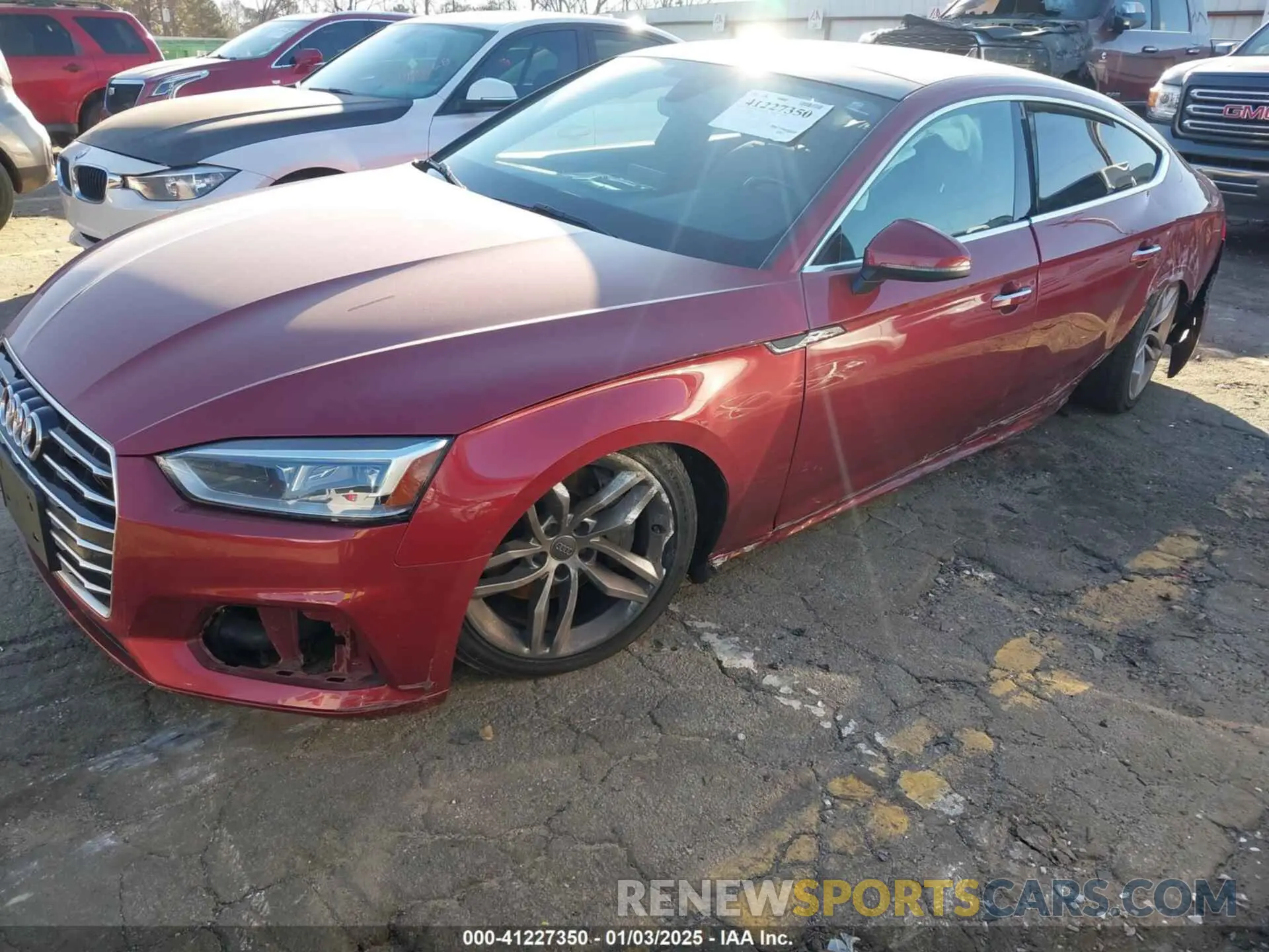 6 Photograph of a damaged car WAUANCF57KA054688 AUDI A5 2019