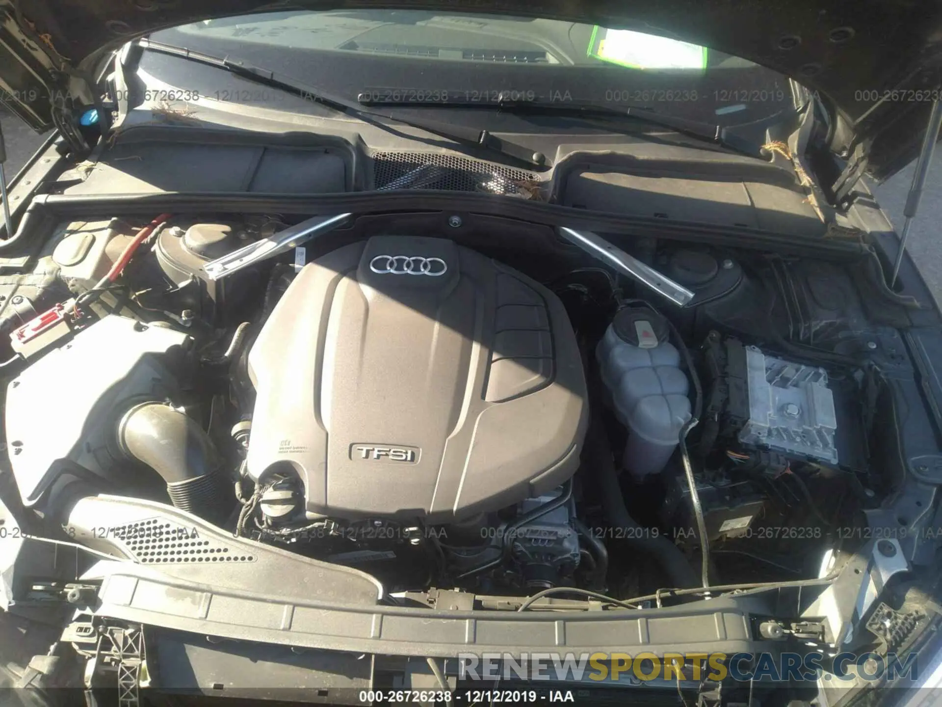 10 Photograph of a damaged car WAUANCF58KA054778 AUDI A5 2019