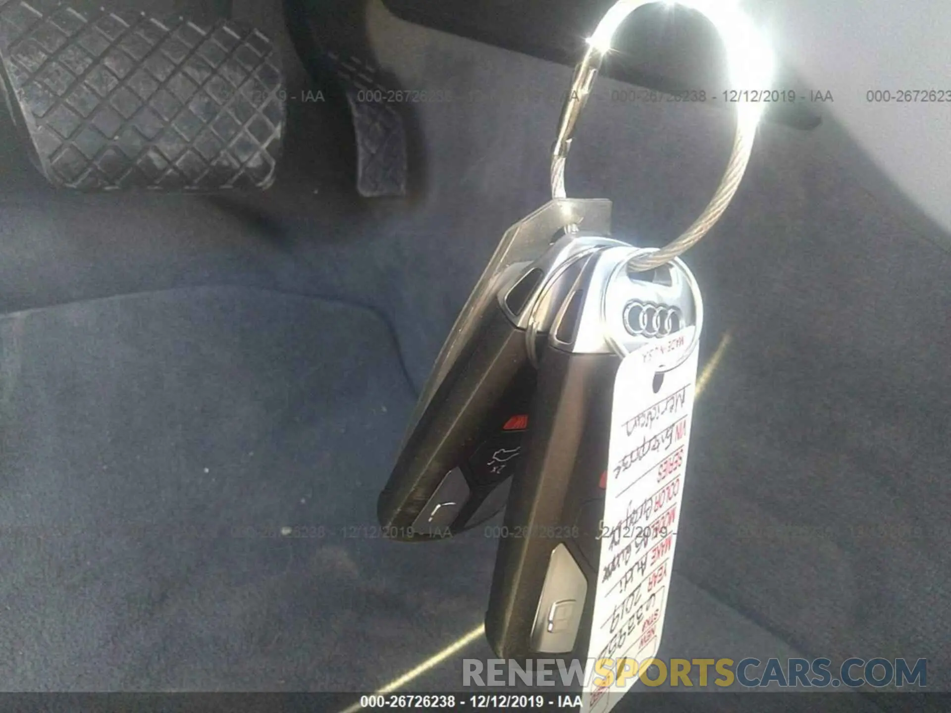 11 Photograph of a damaged car WAUANCF58KA054778 AUDI A5 2019