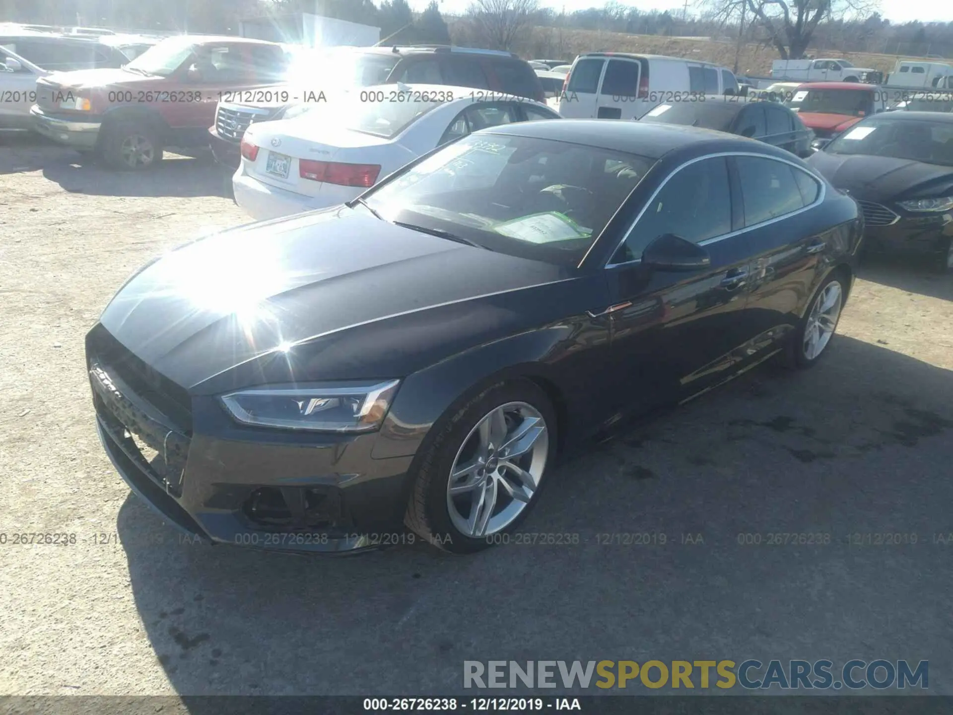 2 Photograph of a damaged car WAUANCF58KA054778 AUDI A5 2019
