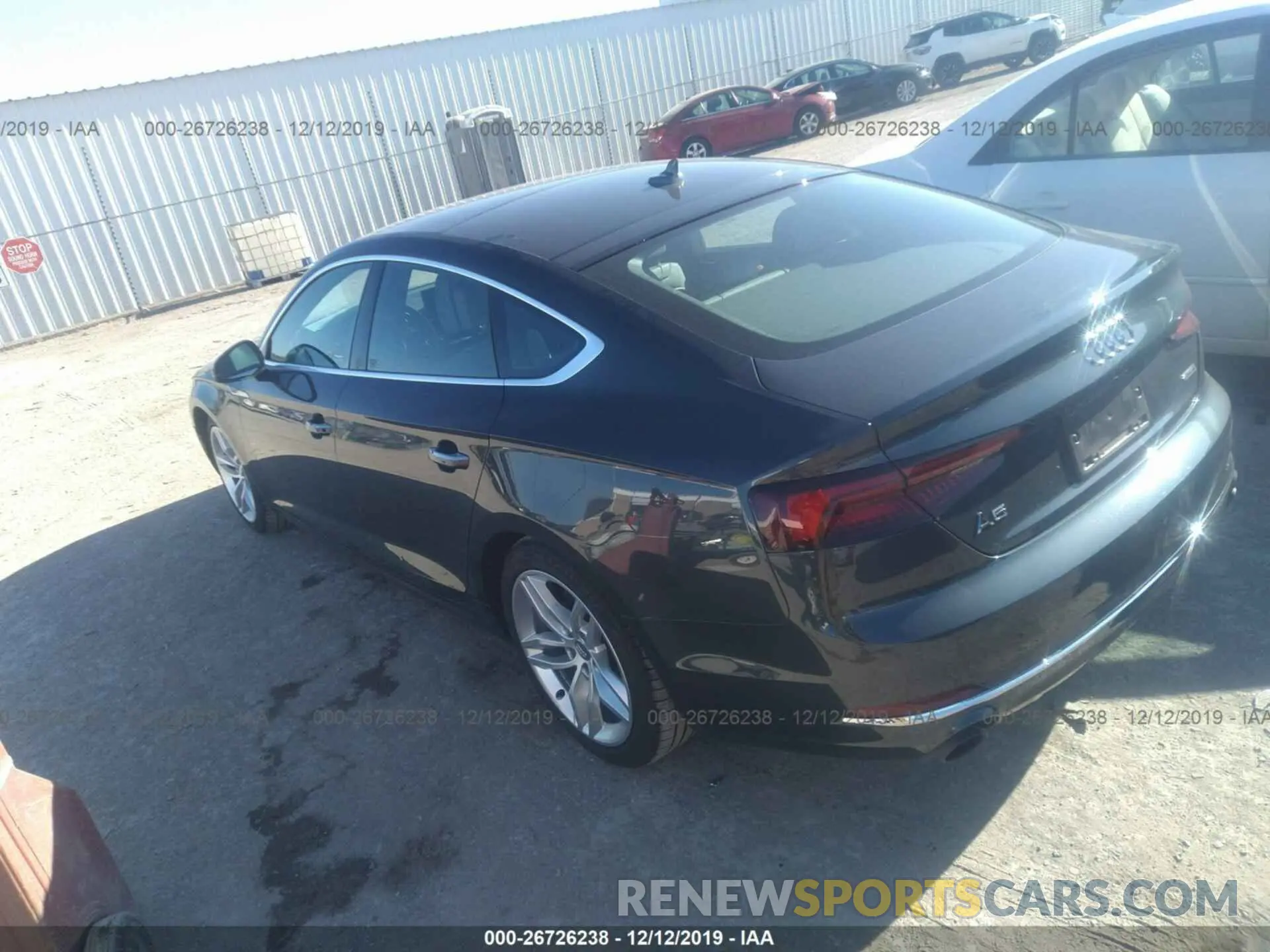 3 Photograph of a damaged car WAUANCF58KA054778 AUDI A5 2019