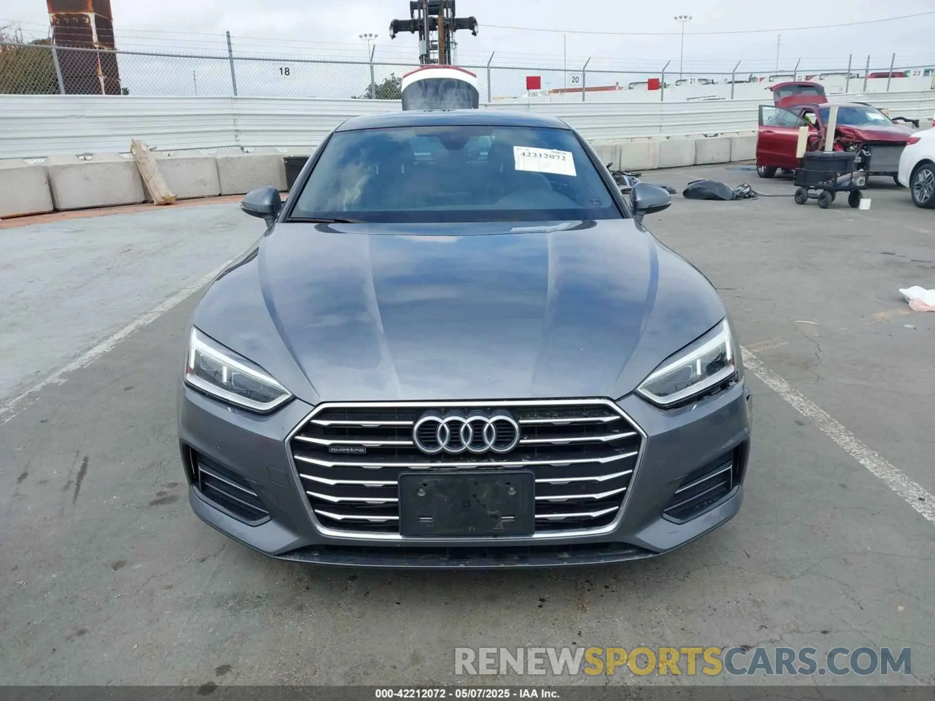 12 Photograph of a damaged car WAUANCF58KA084492 AUDI A5 2019