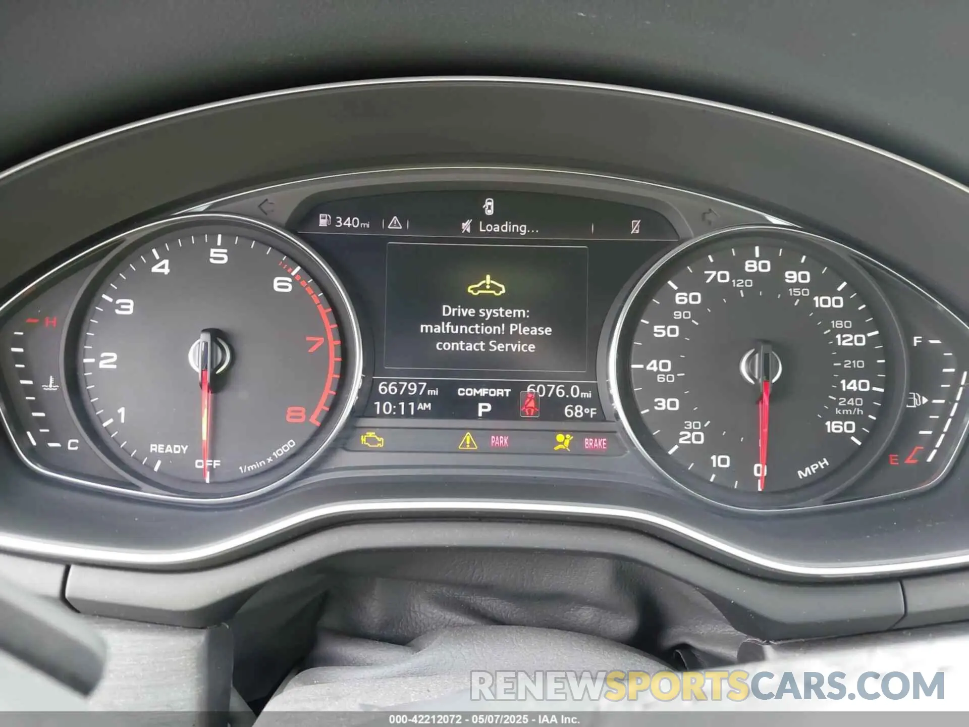 7 Photograph of a damaged car WAUANCF58KA084492 AUDI A5 2019