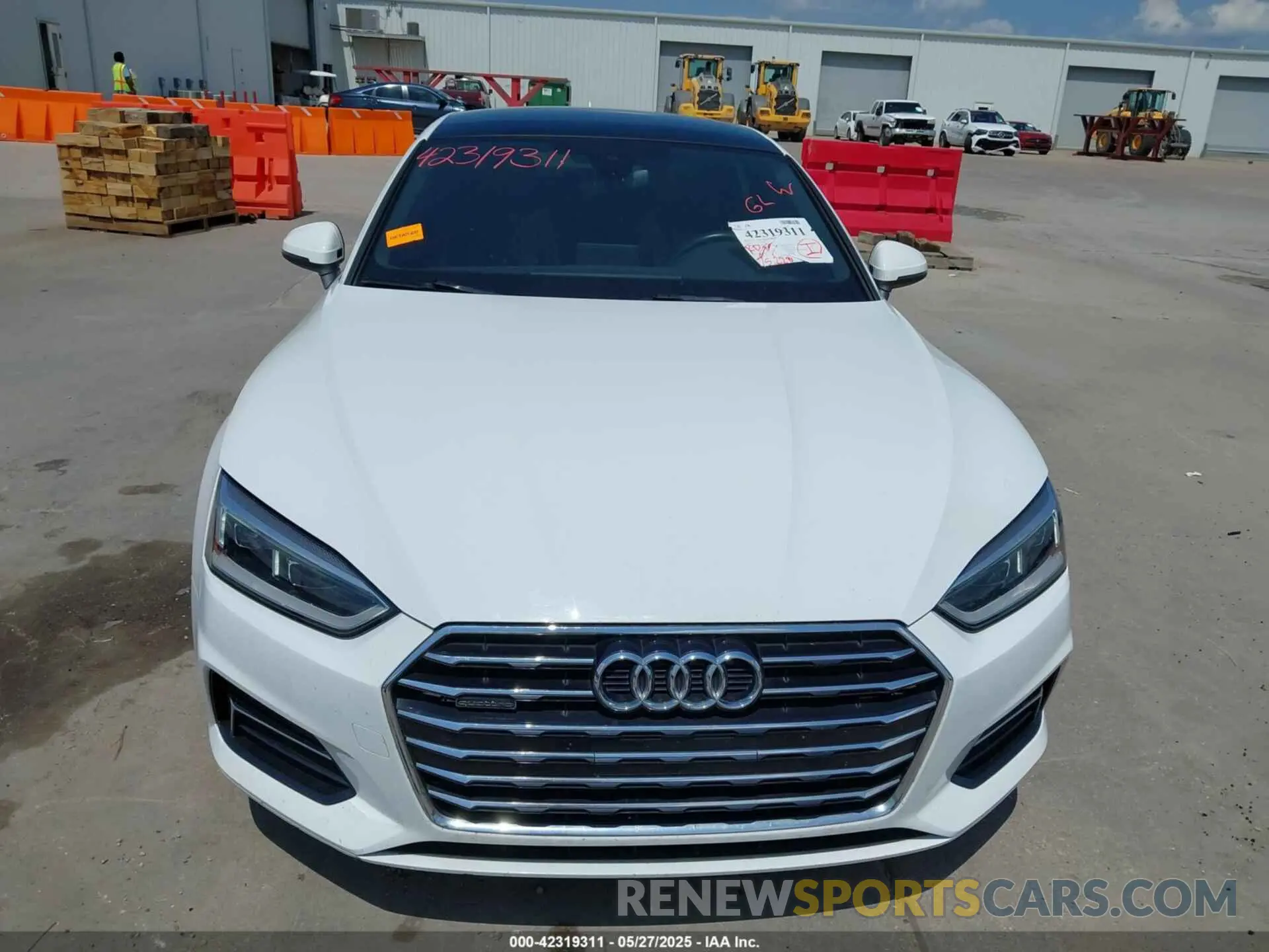 13 Photograph of a damaged car WAUANCF5XKA068987 AUDI A5 2019