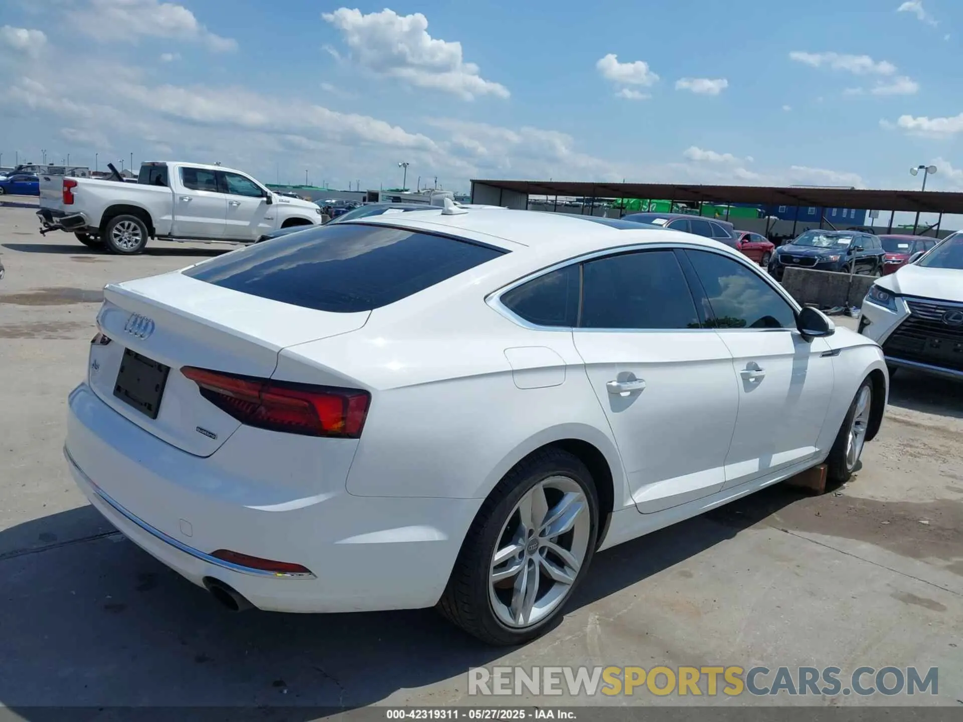 4 Photograph of a damaged car WAUANCF5XKA068987 AUDI A5 2019