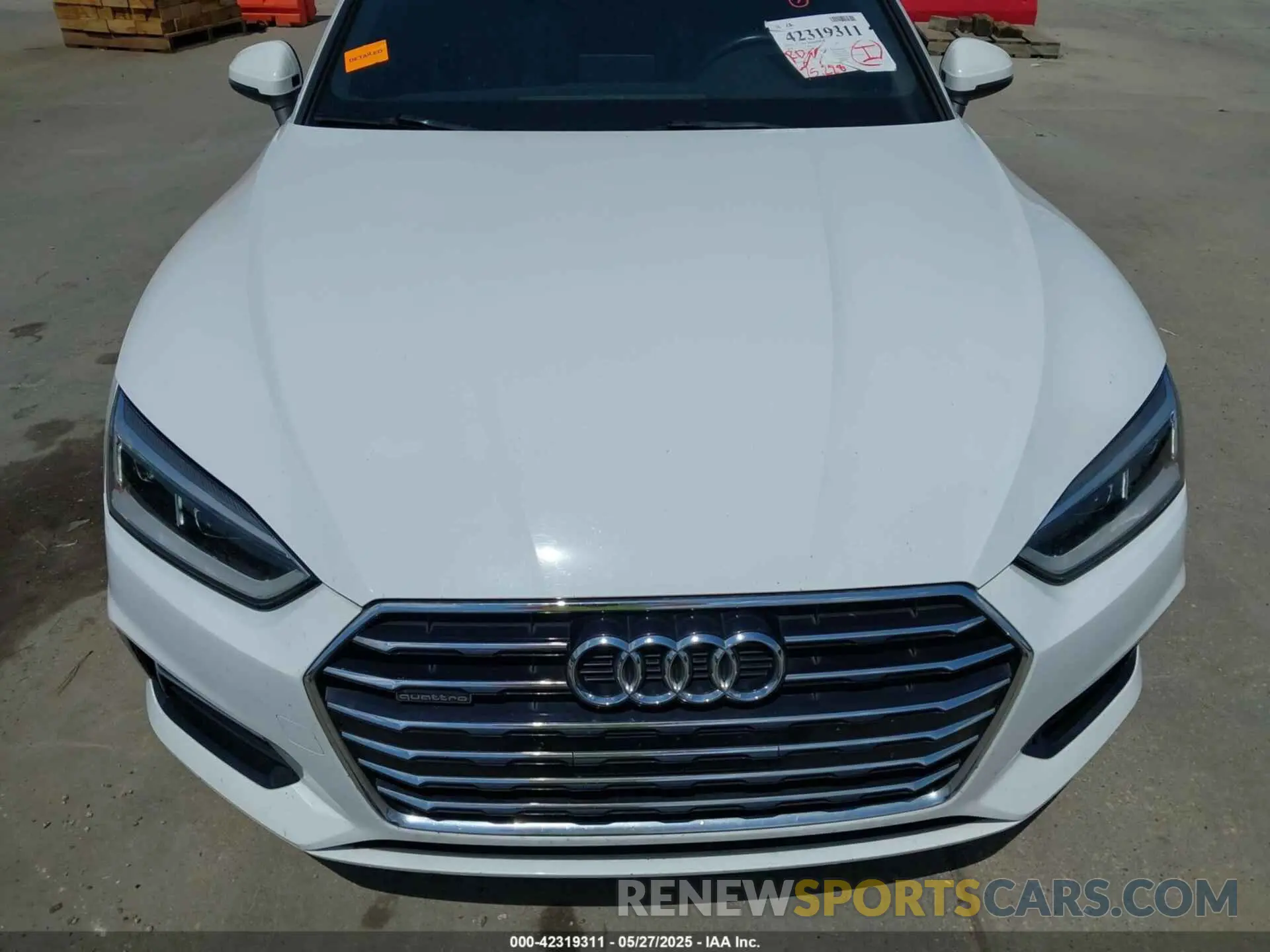6 Photograph of a damaged car WAUANCF5XKA068987 AUDI A5 2019