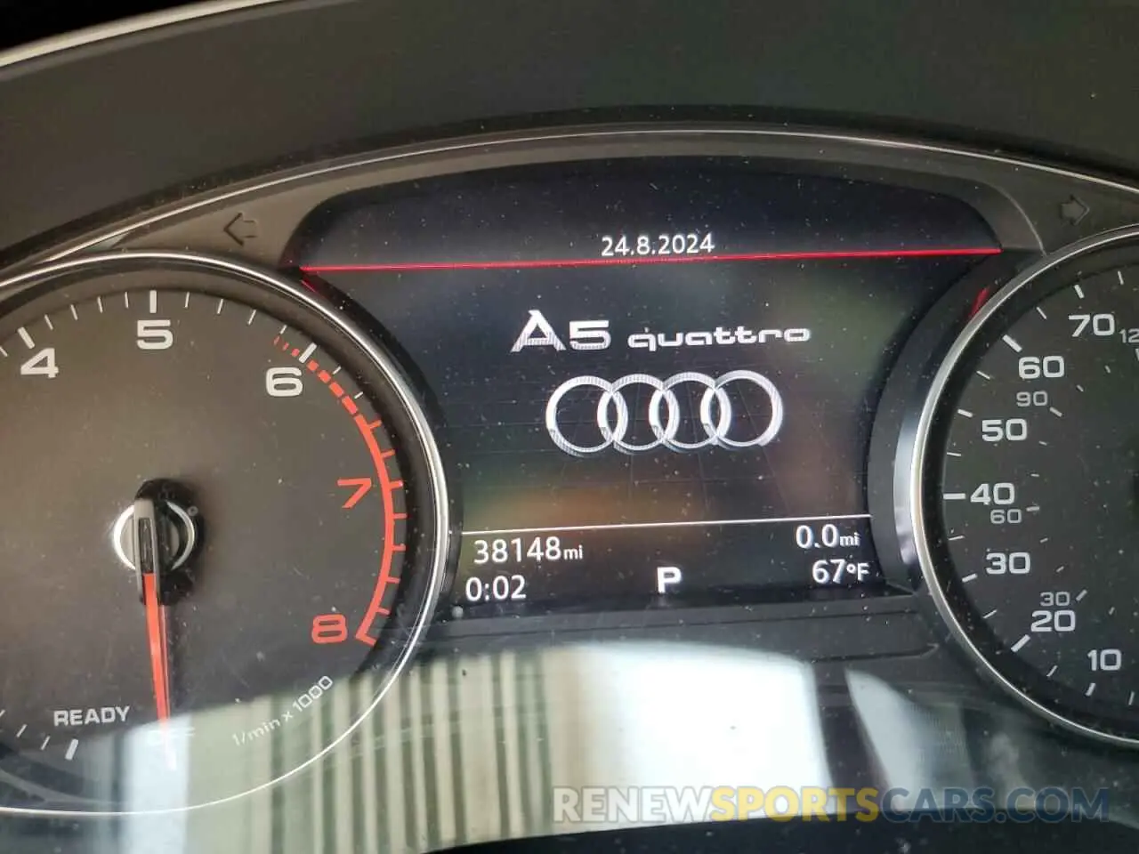 9 Photograph of a damaged car WAUANCF5XKA094974 AUDI A5 2019