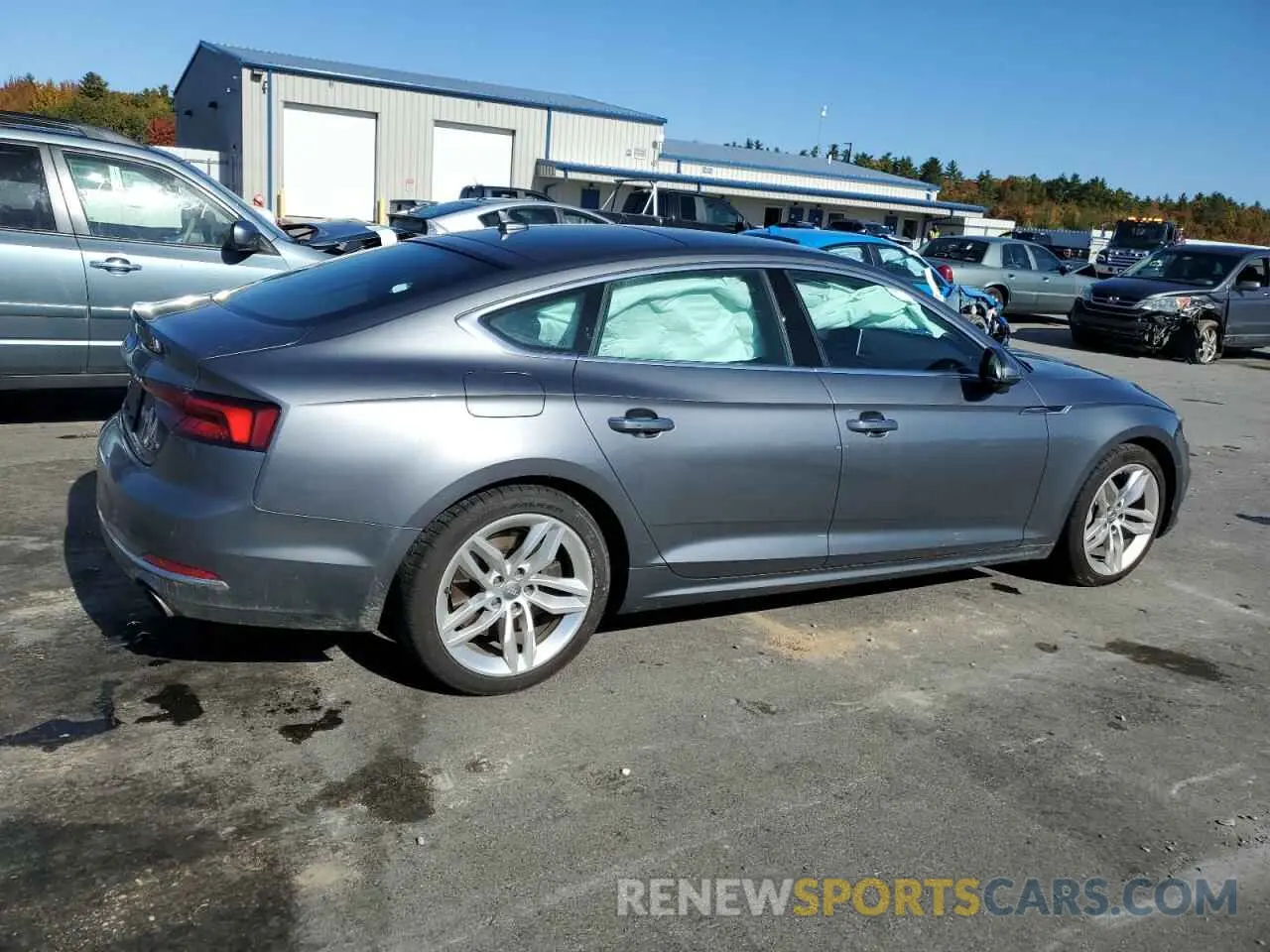 3 Photograph of a damaged car WAUBNCF52KA022929 AUDI A5 2019