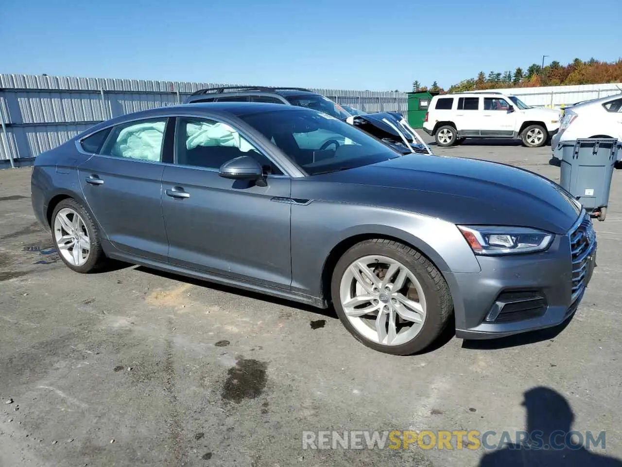 4 Photograph of a damaged car WAUBNCF52KA022929 AUDI A5 2019