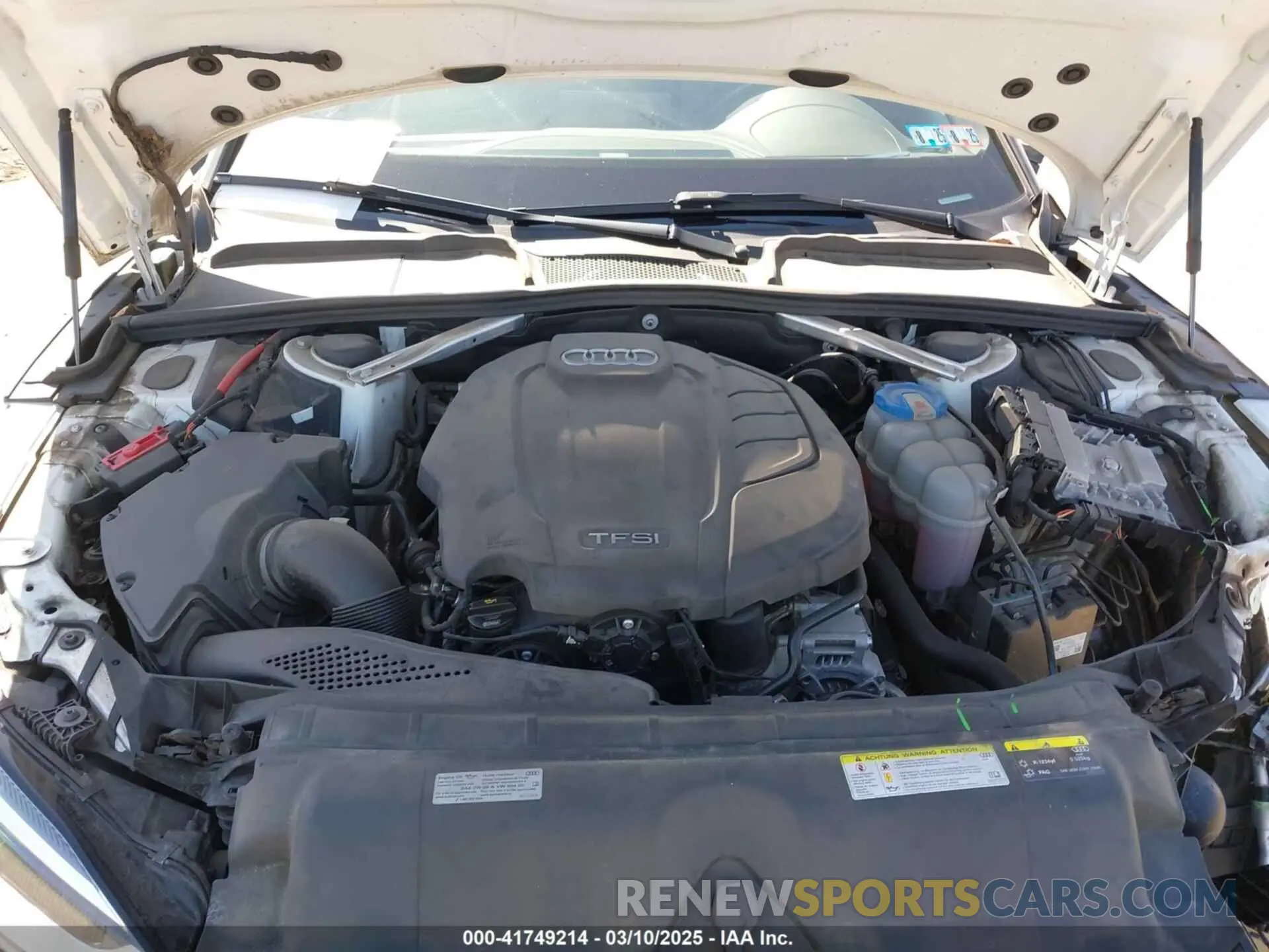 10 Photograph of a damaged car WAUBNCF53KA023202 AUDI A5 2019