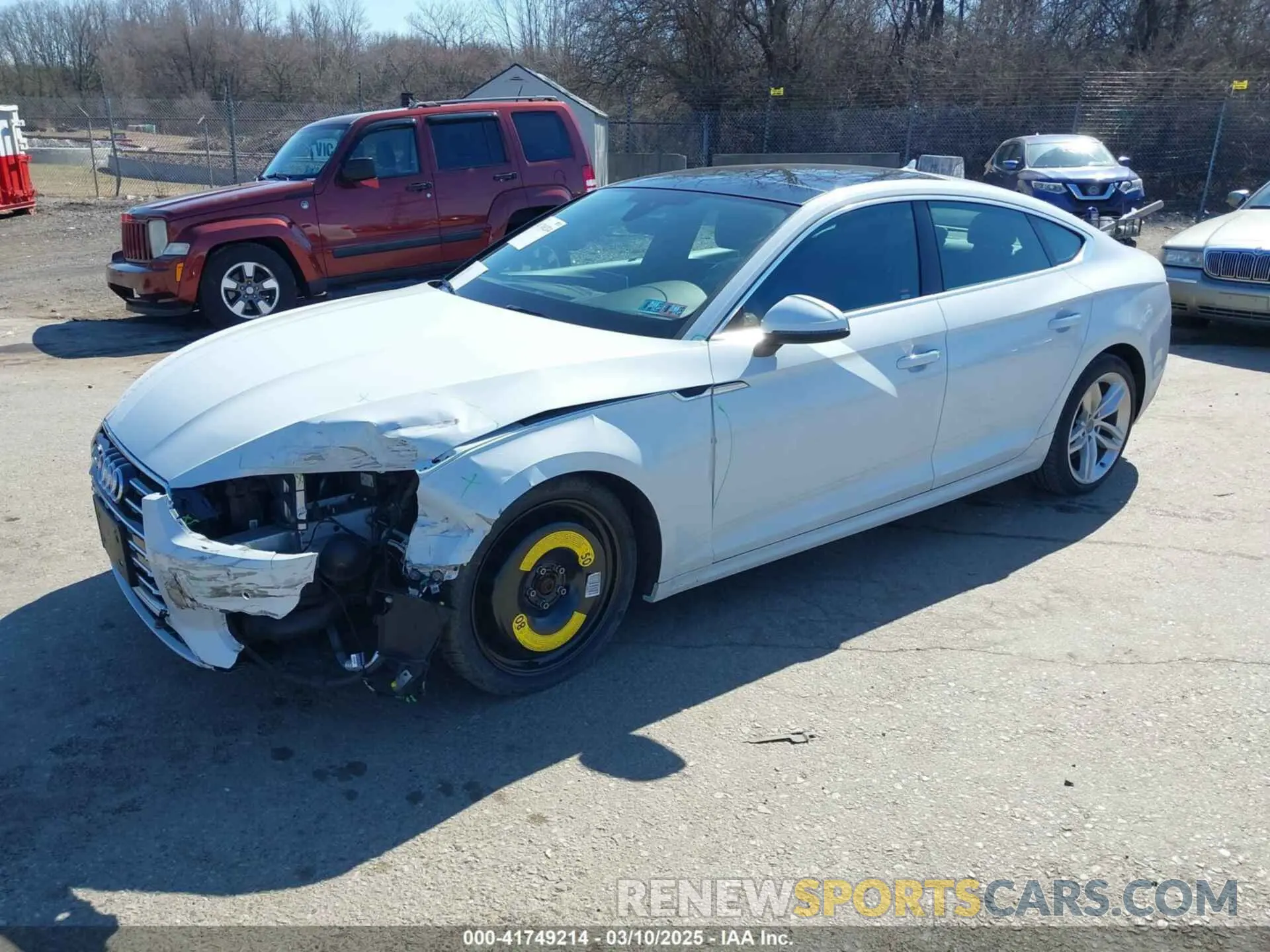 2 Photograph of a damaged car WAUBNCF53KA023202 AUDI A5 2019