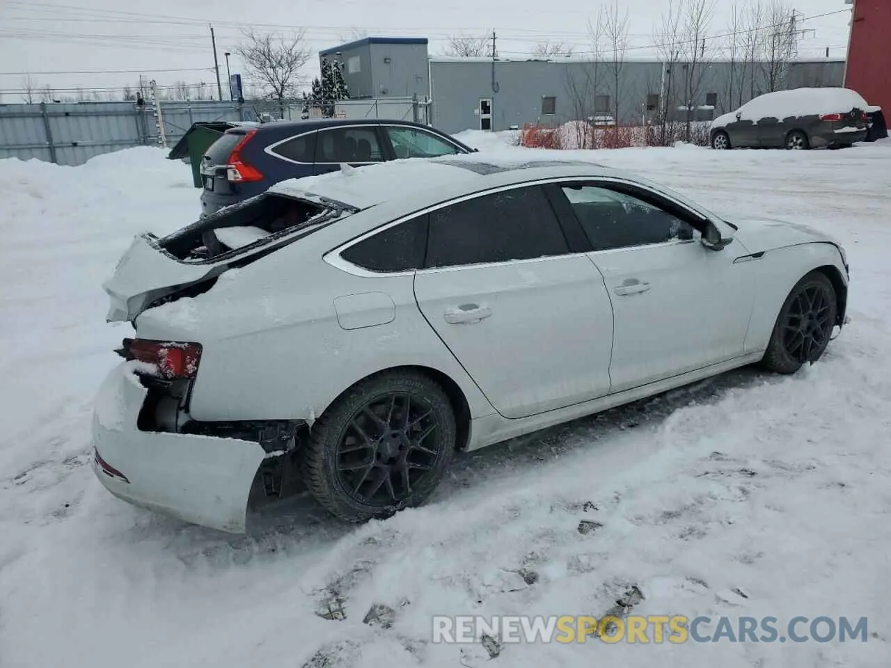 3 Photograph of a damaged car WAUBNCF54KA036377 AUDI A5 2019