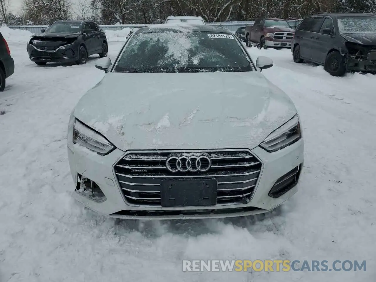 5 Photograph of a damaged car WAUBNCF54KA036377 AUDI A5 2019