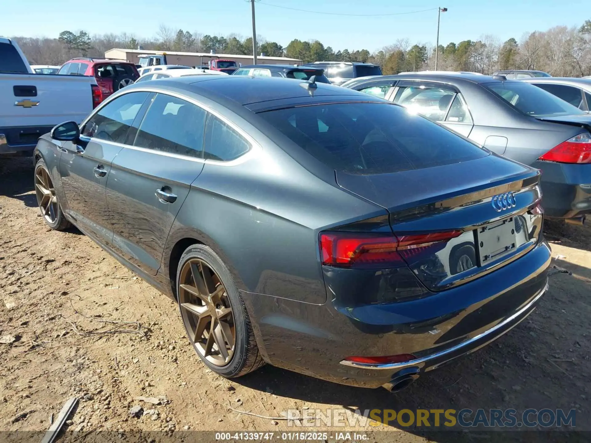 3 Photograph of a damaged car WAUBNCF55KA018020 AUDI A5 2019