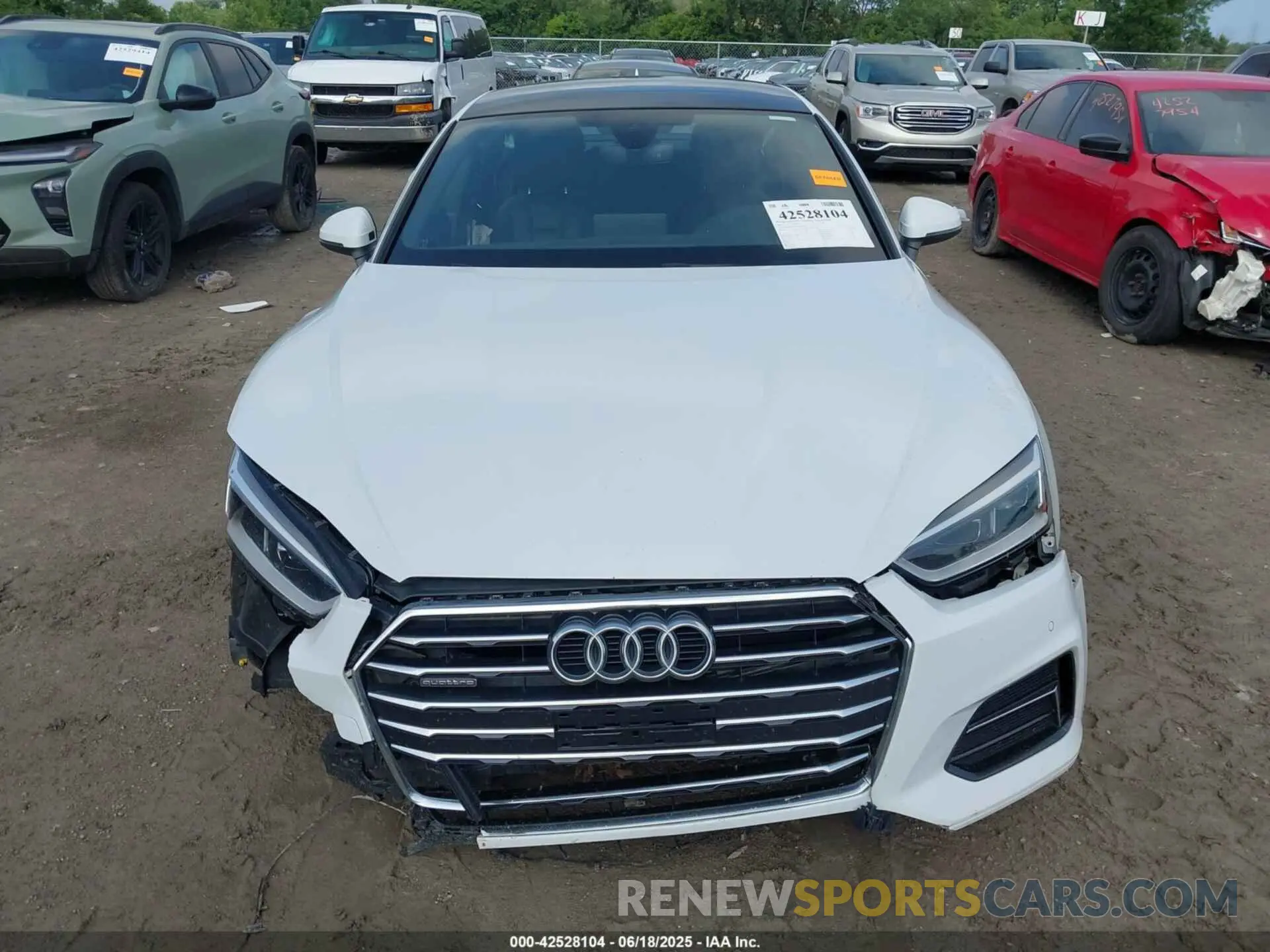 11 Photograph of a damaged car WAUBNCF56KA015689 AUDI A5 2019