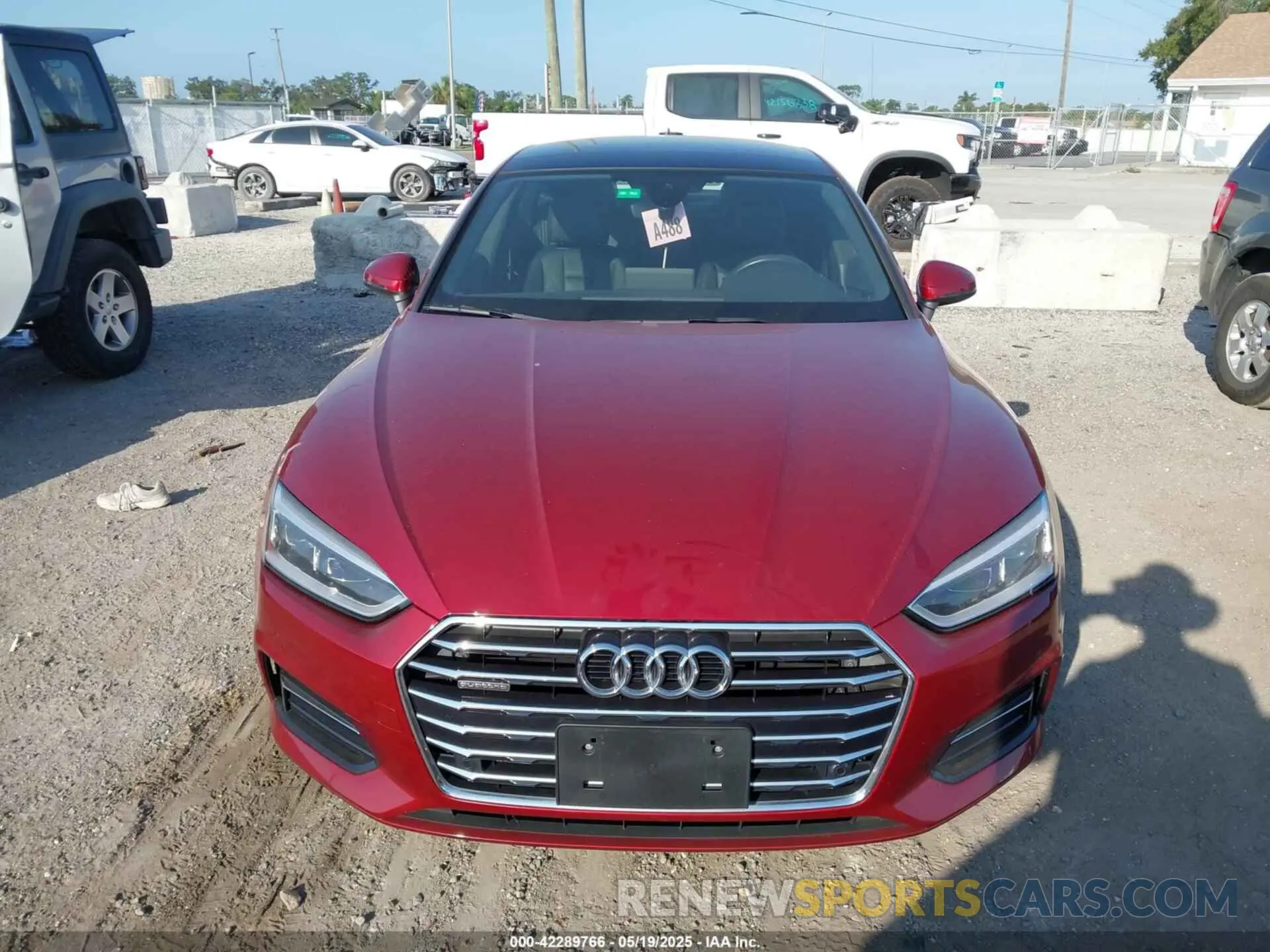 12 Photograph of a damaged car WAUBNCF56KA097357 AUDI A5 2019