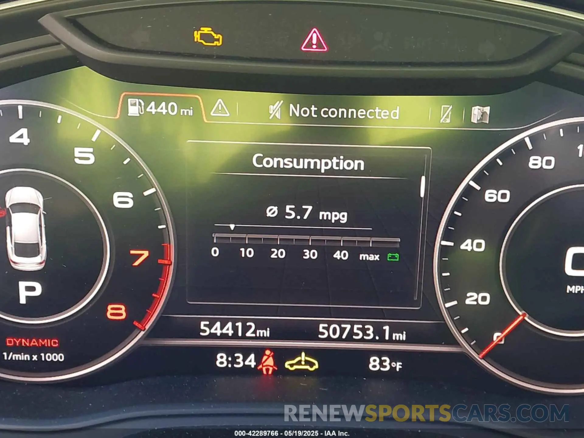 15 Photograph of a damaged car WAUBNCF56KA097357 AUDI A5 2019
