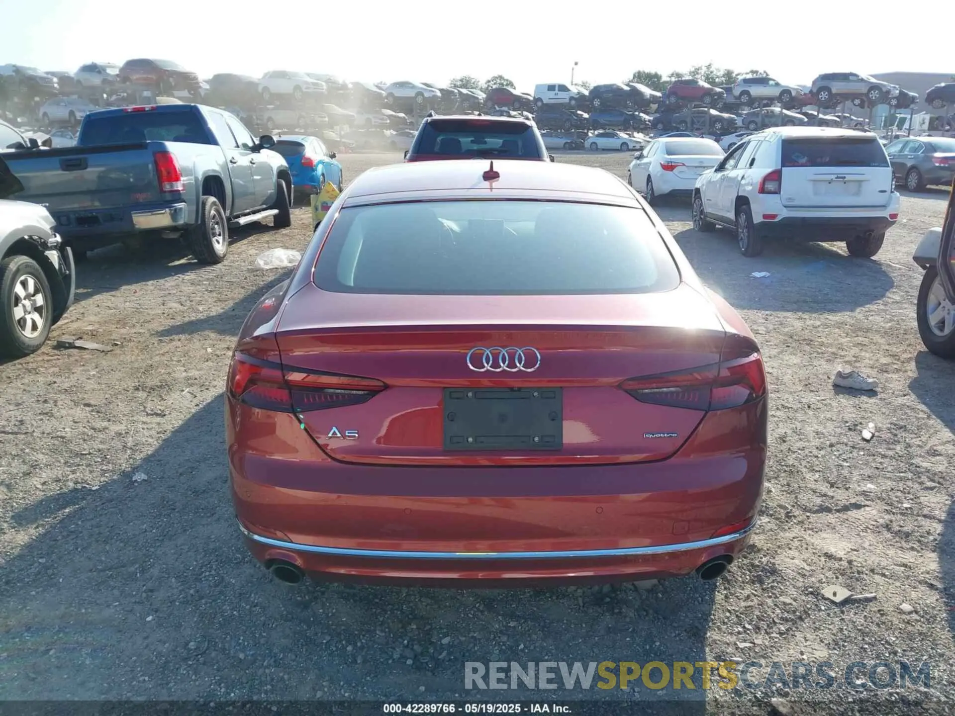 16 Photograph of a damaged car WAUBNCF56KA097357 AUDI A5 2019