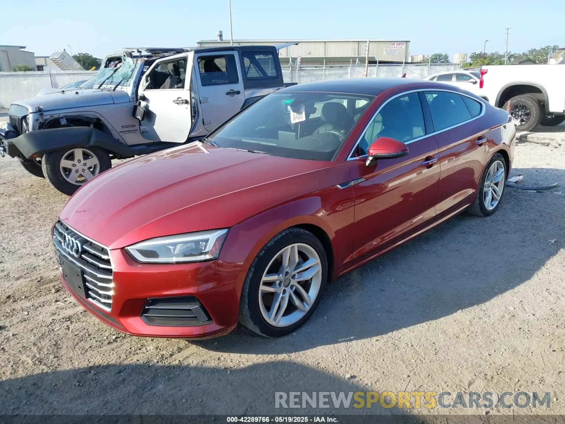 2 Photograph of a damaged car WAUBNCF56KA097357 AUDI A5 2019