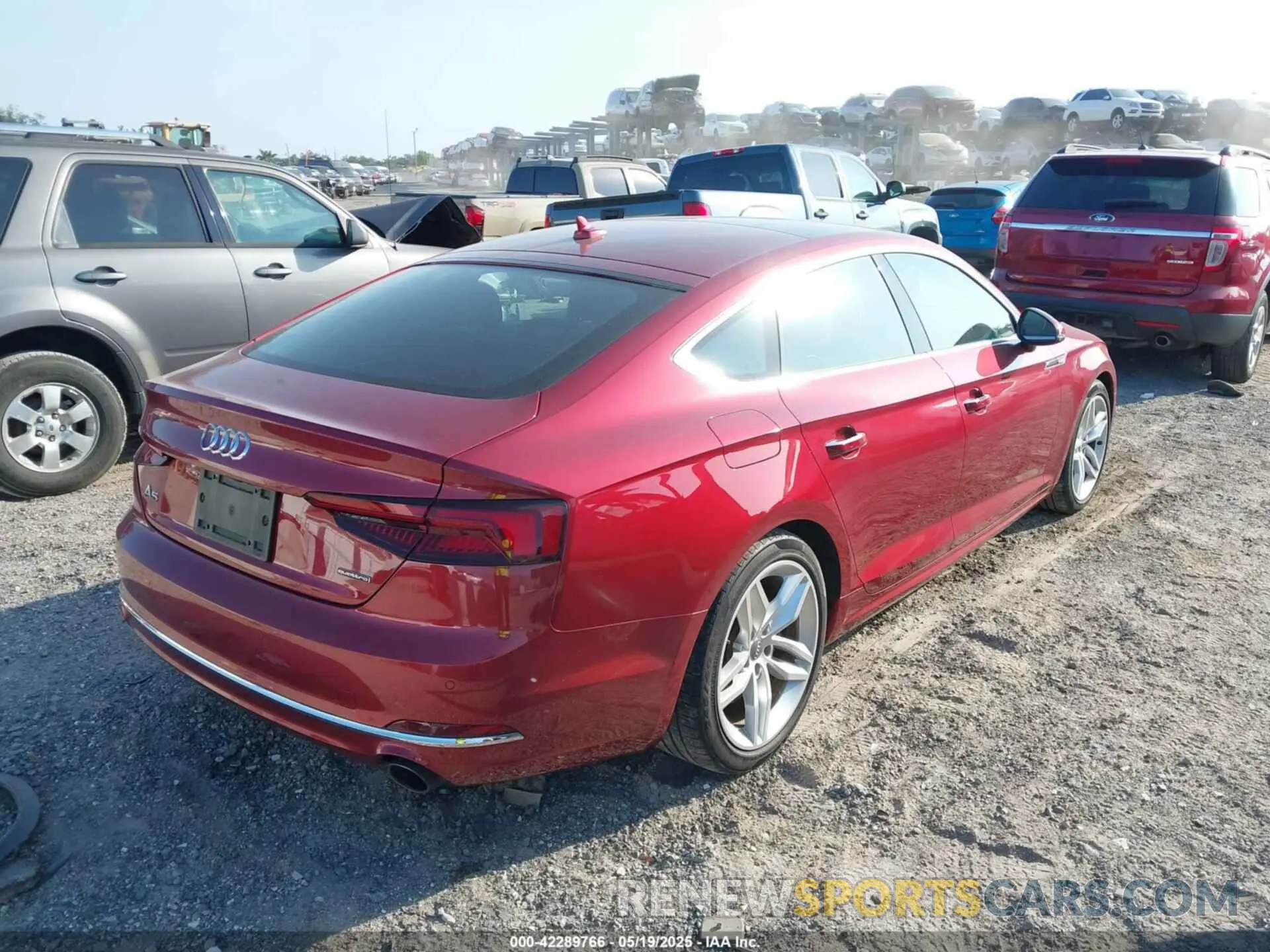 4 Photograph of a damaged car WAUBNCF56KA097357 AUDI A5 2019