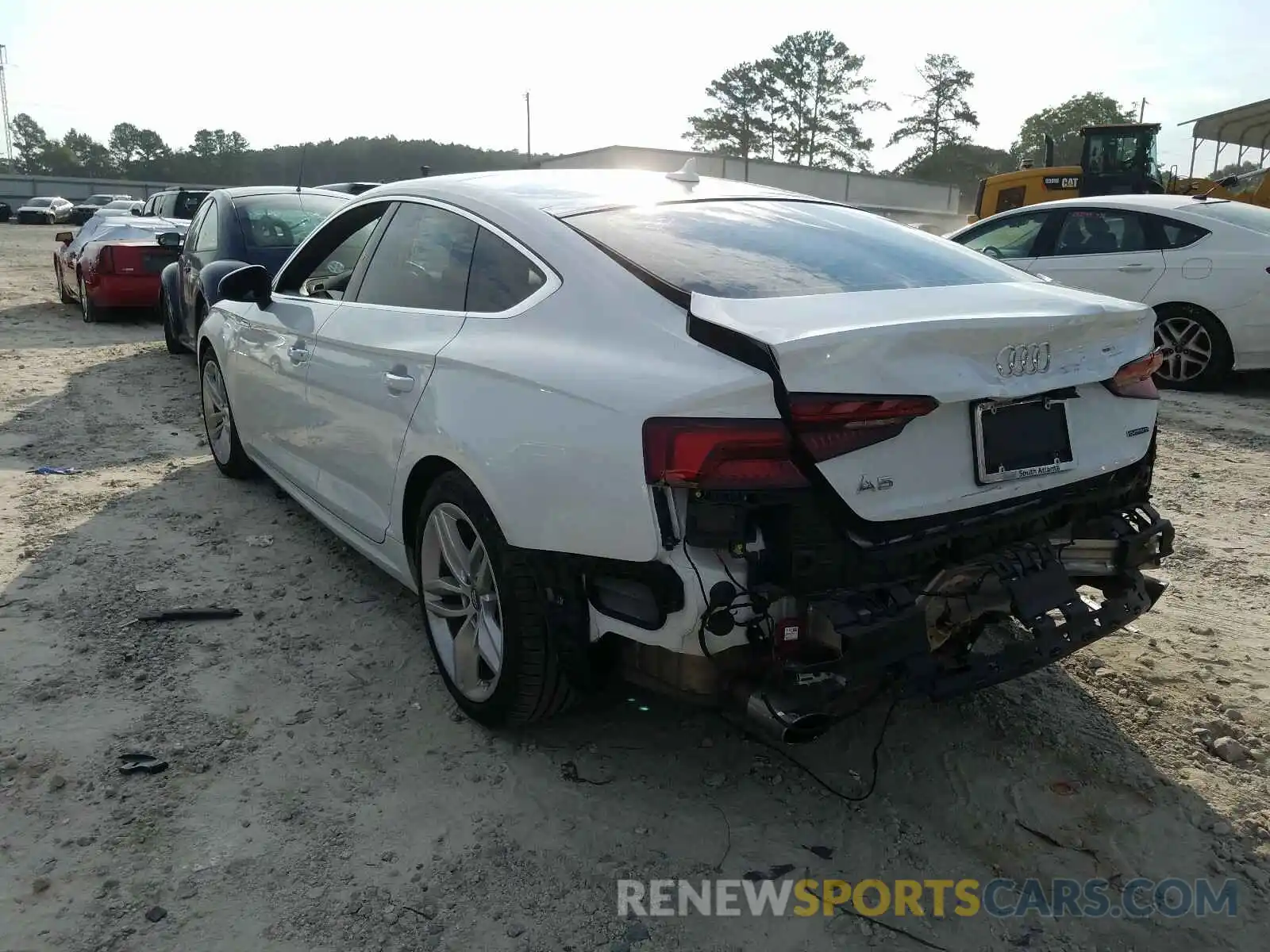 3 Photograph of a damaged car WAUBNCF57KA040276 AUDI A5 2019