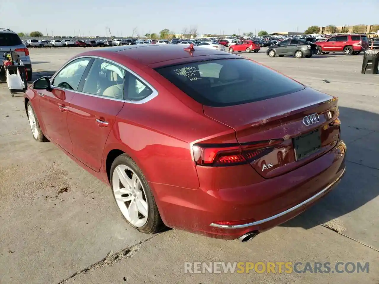 3 Photograph of a damaged car WAUBNCF59KA070461 AUDI A5 2019