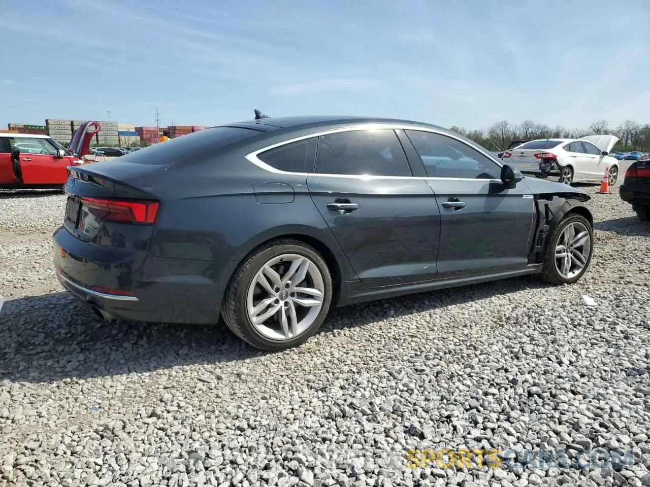 3 Photograph of a damaged car WAUBNCF59KA090404 AUDI A5 2019