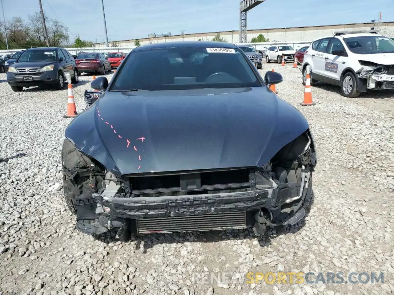 5 Photograph of a damaged car WAUBNCF59KA090404 AUDI A5 2019
