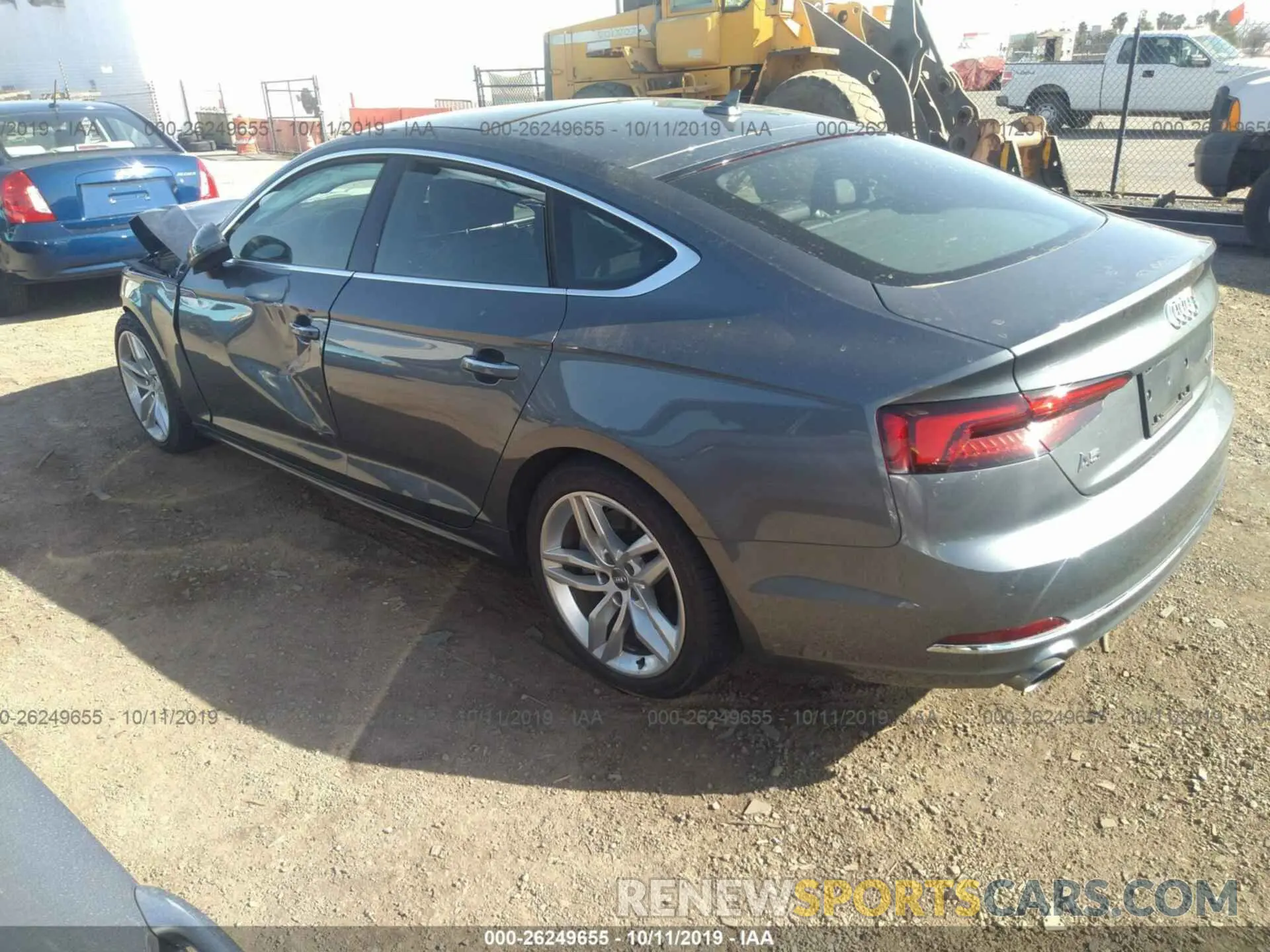 3 Photograph of a damaged car WAUBNCF5XKA008258 AUDI A5 2019