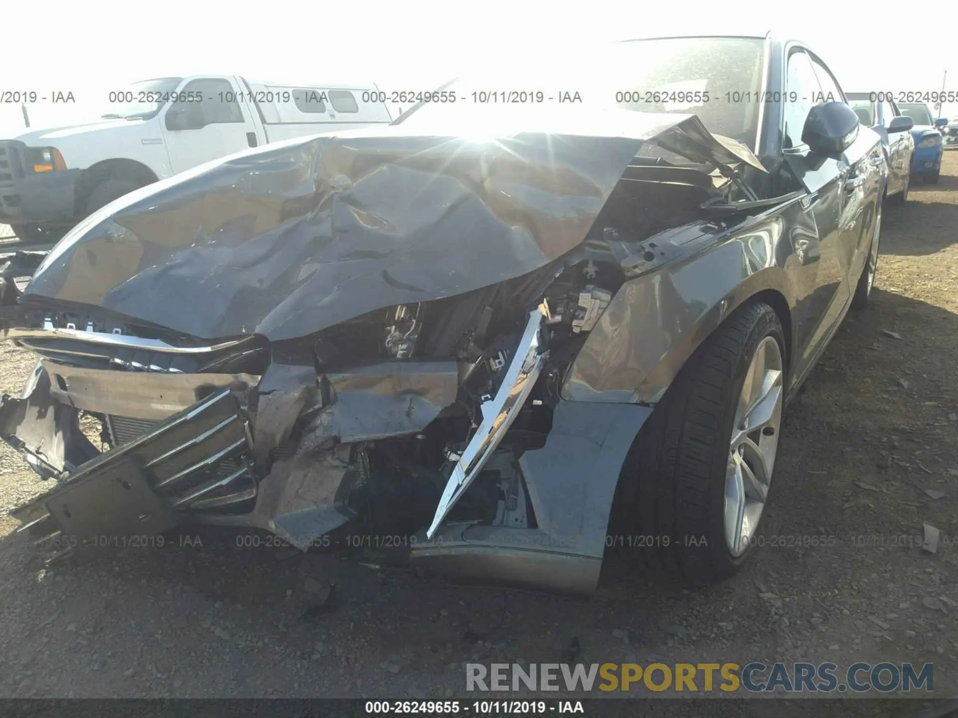 6 Photograph of a damaged car WAUBNCF5XKA008258 AUDI A5 2019