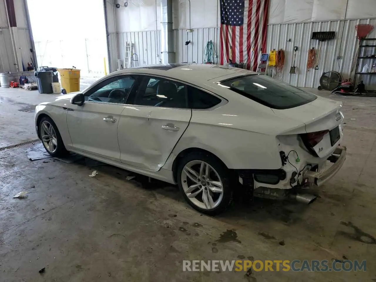 2 Photograph of a damaged car WAUBNCF5XKA030616 AUDI A5 2019
