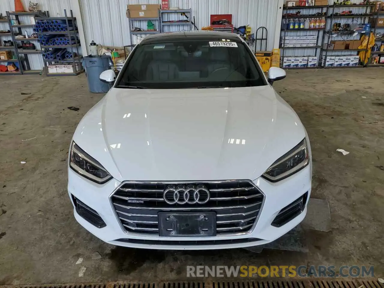 5 Photograph of a damaged car WAUBNCF5XKA030616 AUDI A5 2019