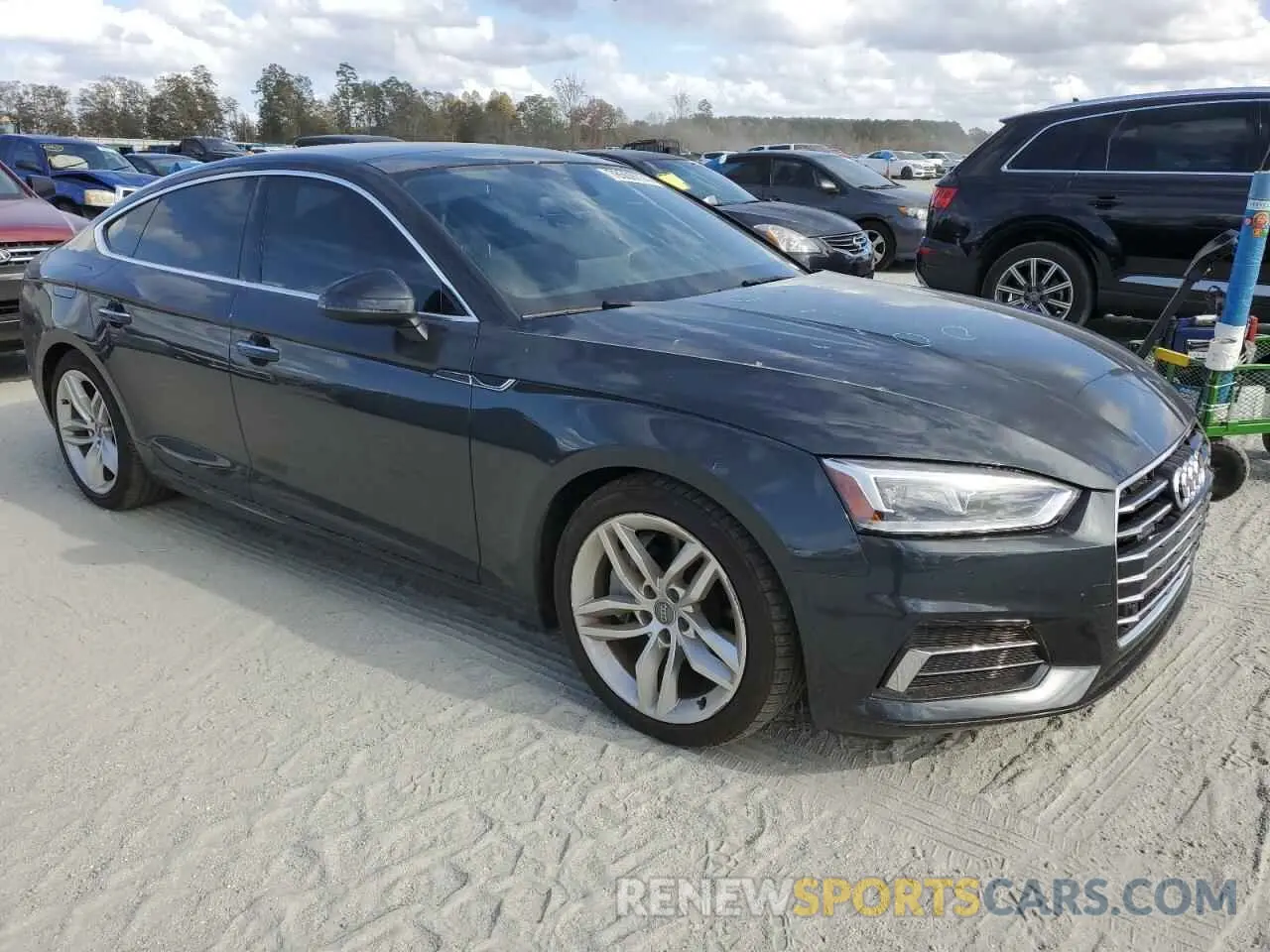 4 Photograph of a damaged car WAUBNCF5XKA044614 AUDI A5 2019