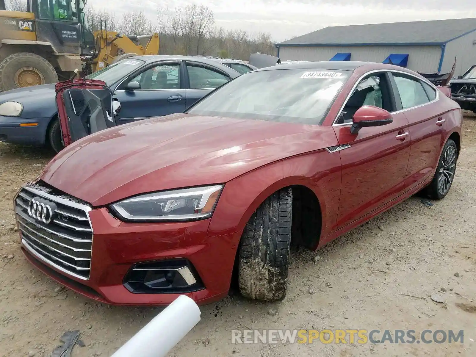 2 Photograph of a damaged car WAUCNCF52KA016861 AUDI A5 2019