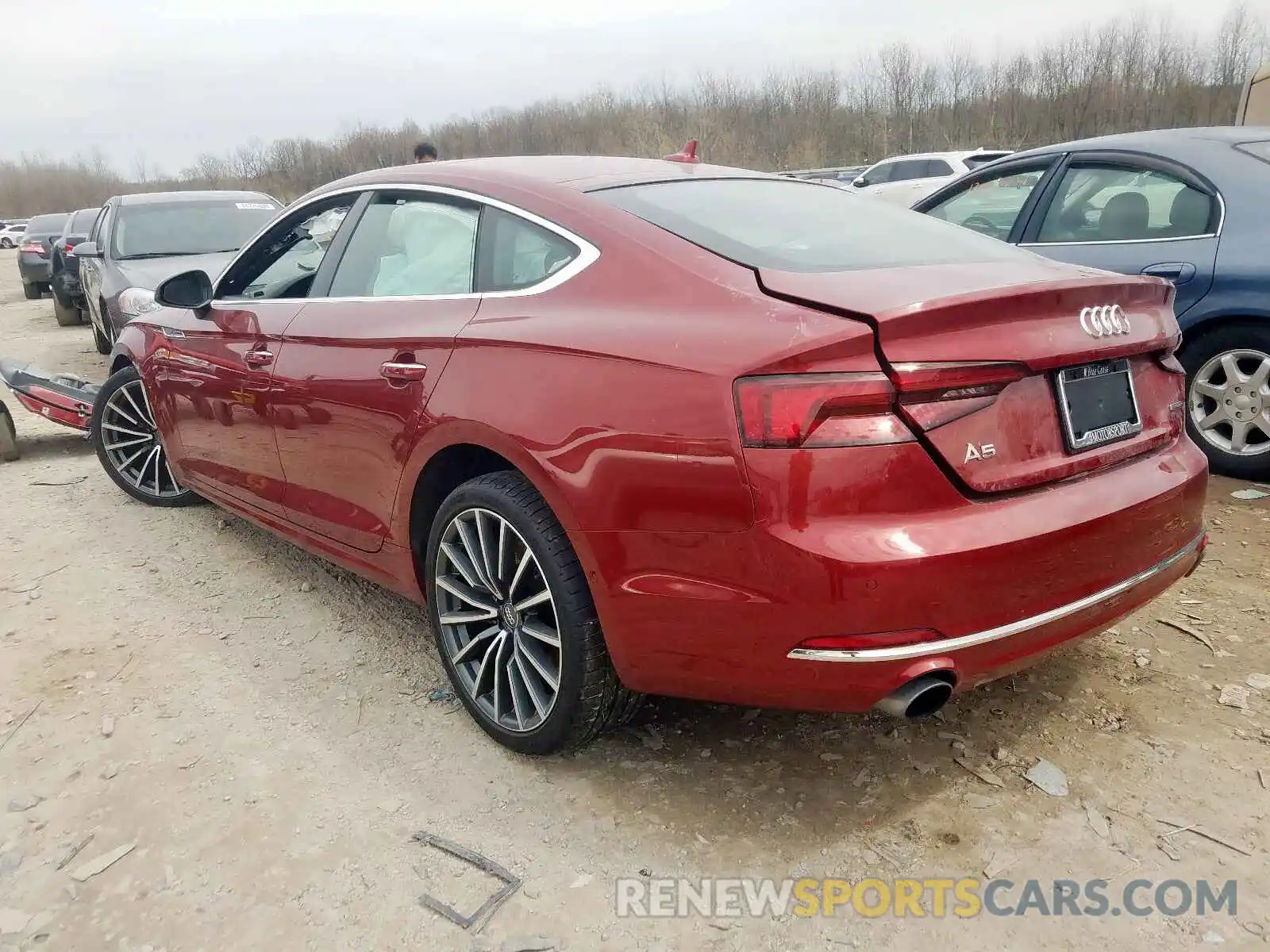 3 Photograph of a damaged car WAUCNCF52KA016861 AUDI A5 2019